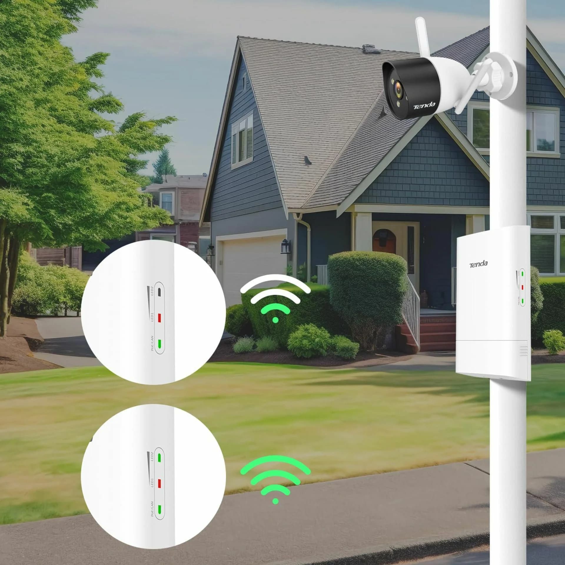 Tenda dostopna točka WiFi 867Mb bridge 5GHz zunanja O1-5G - slika 7