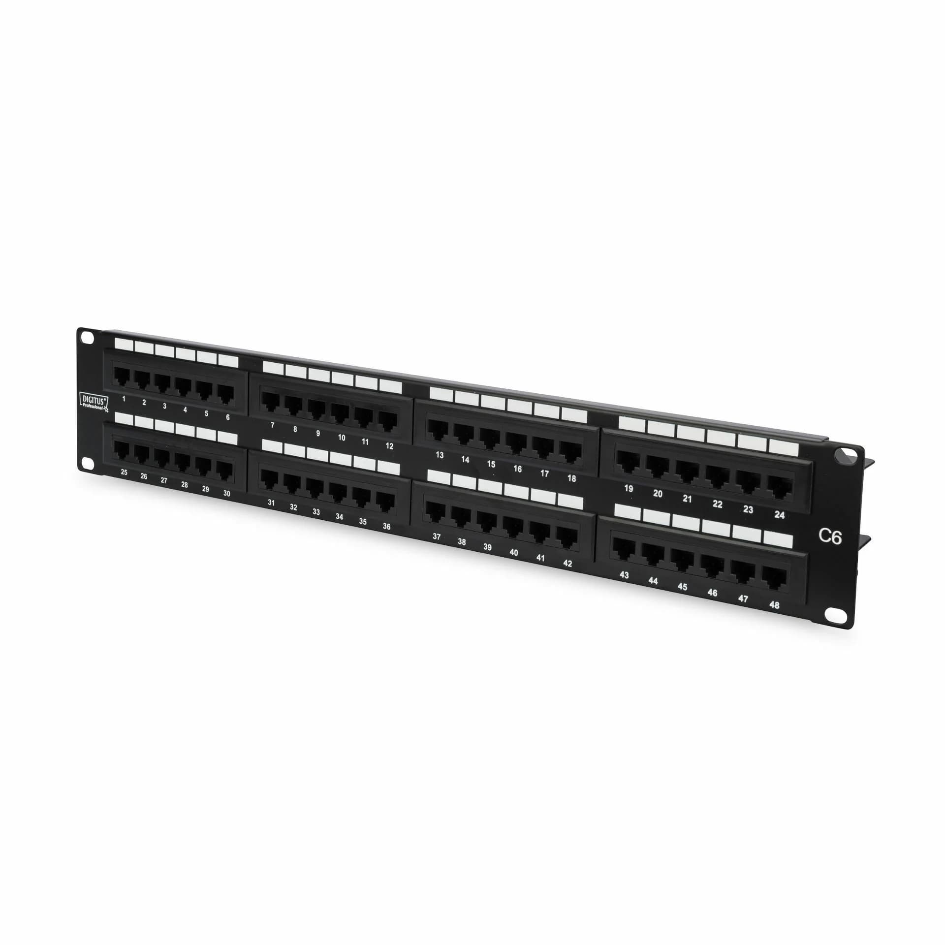 Digitus panel CAT.6 UTP 48-port 2U DN-91648U