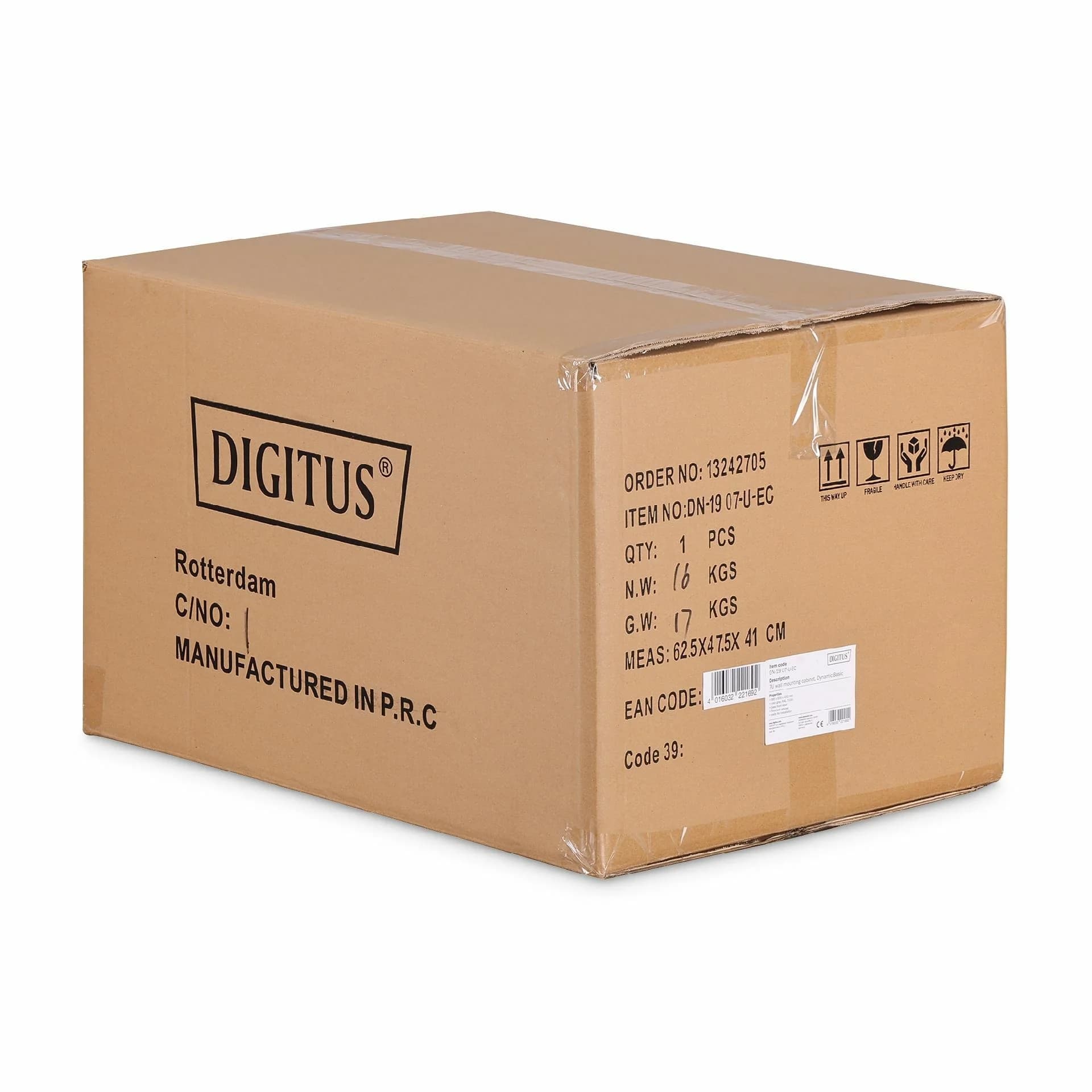 Digitus zidni kabinet 12U 638 600x450 siv sestavljen DN-19 12-U-EC - slika 11