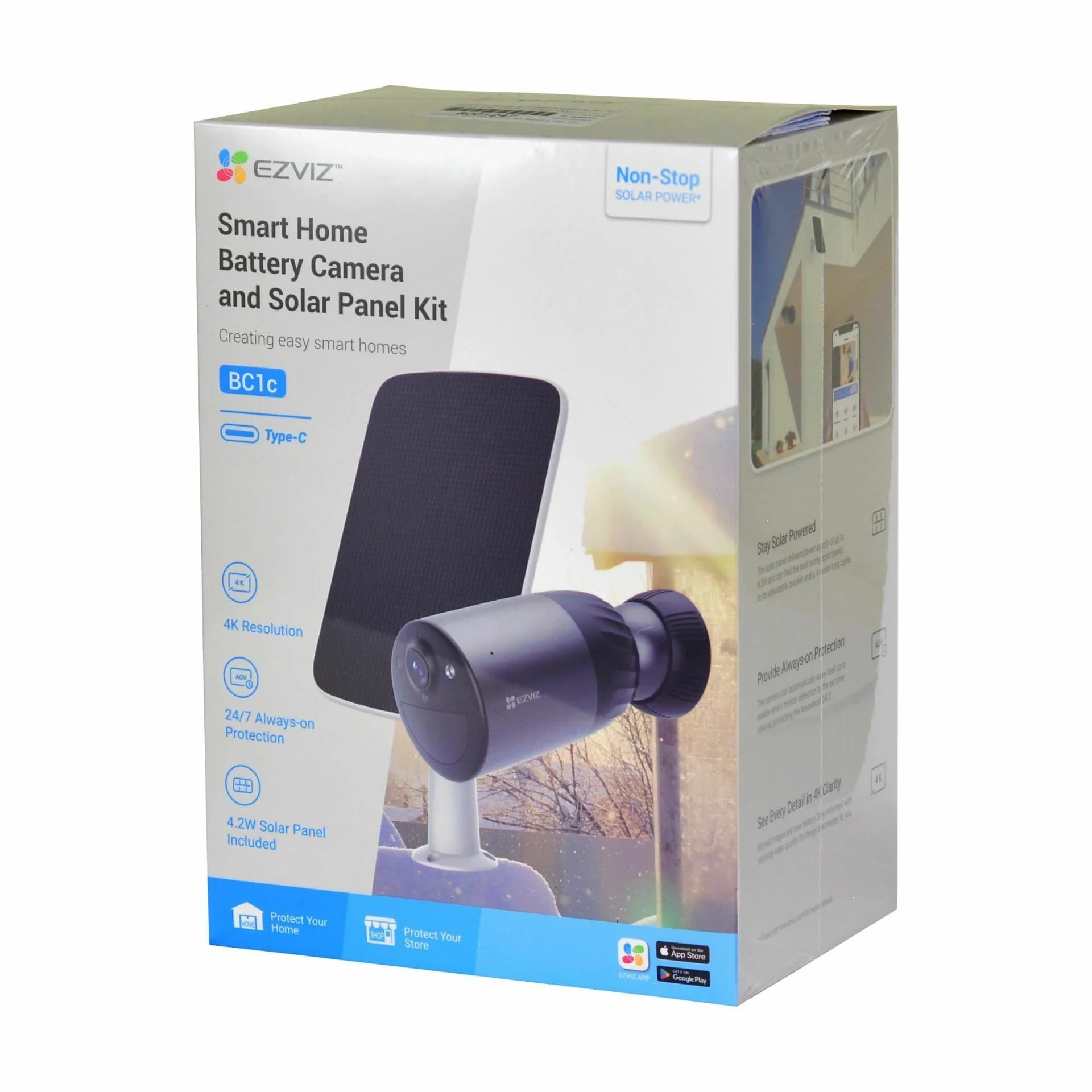 EZVIZ kamera 8.0MP brezžična BC1C + solarni panel  CS-BC1C/SP (4K) - slika 9