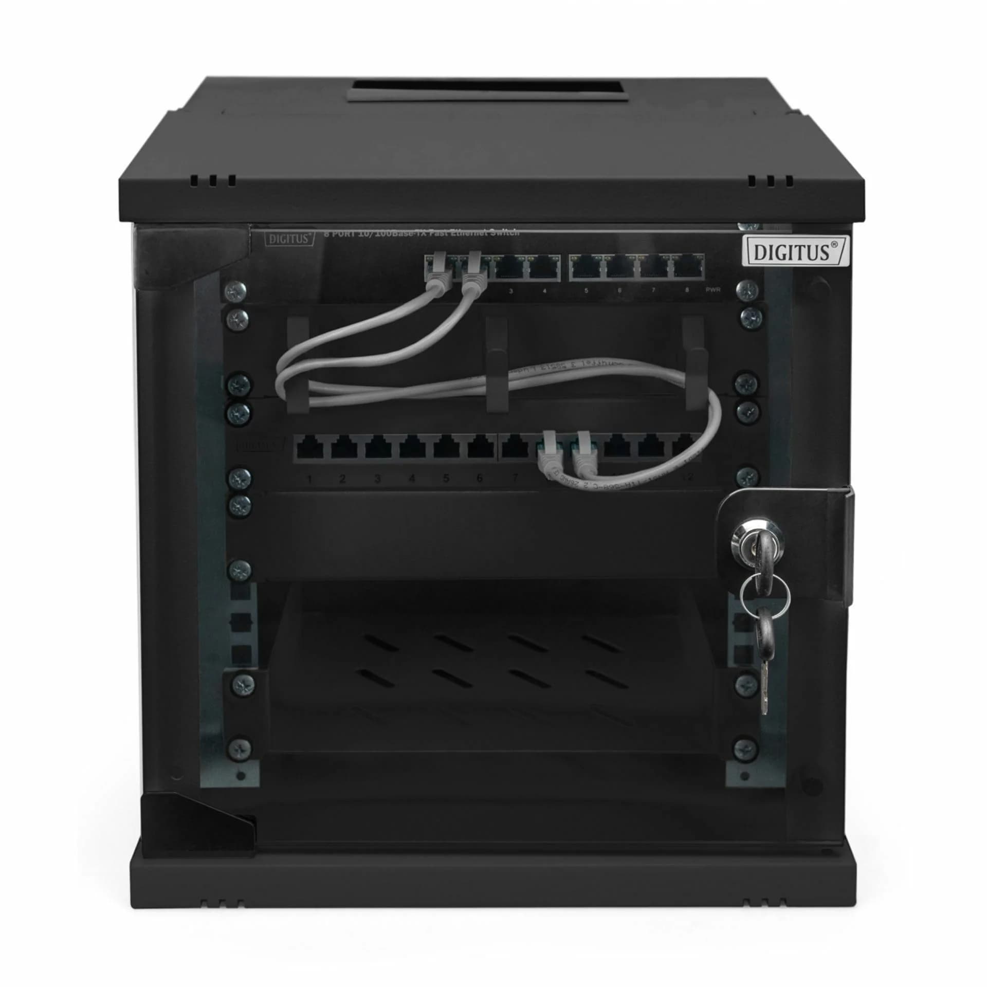 Digitus 250mm kabinet  6U 325x315x300 črn DN-49101 - slika 3