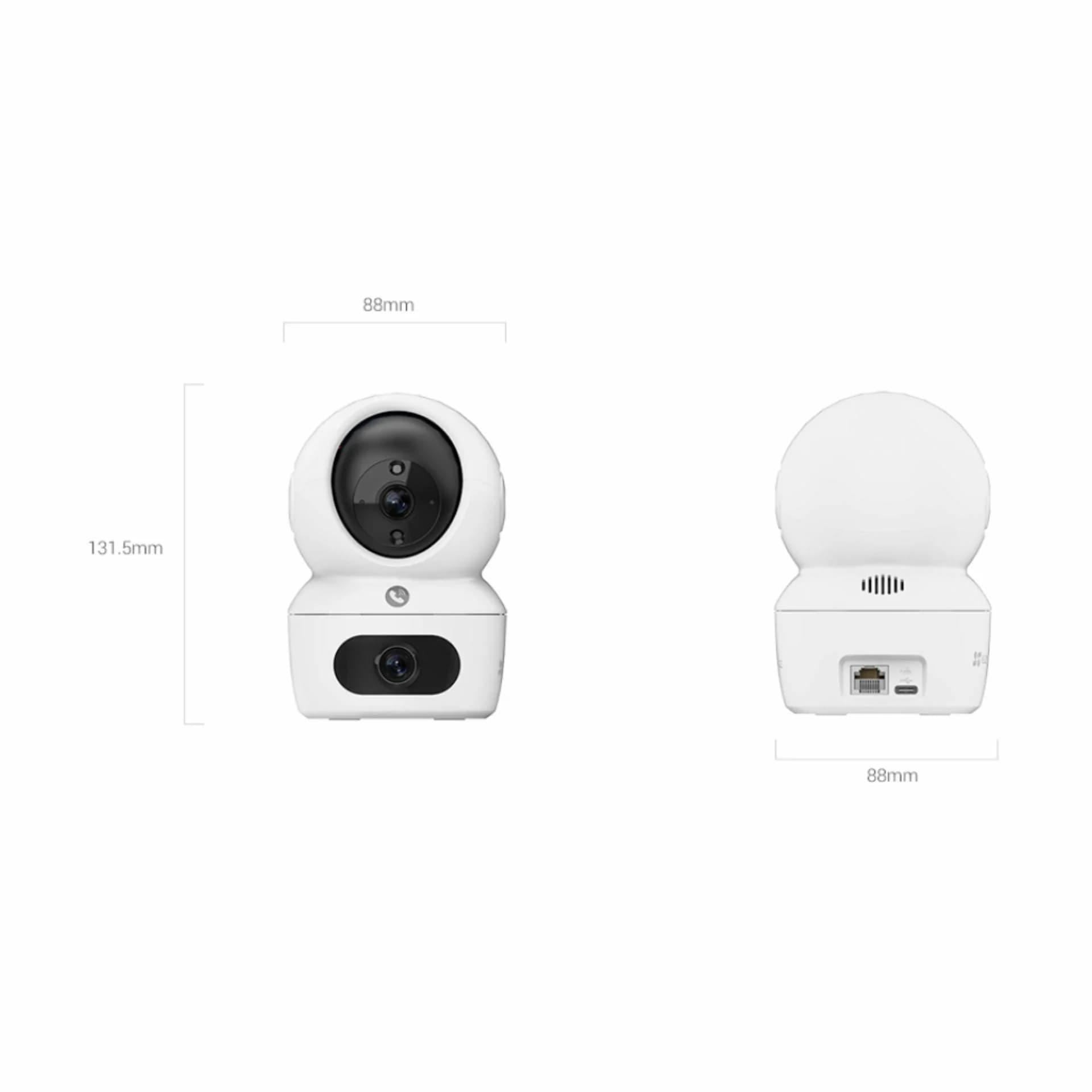 EZVIZ kamera 4.0MP brezžična PT Dual CS-H7c (4MP+4MP) - slika 8