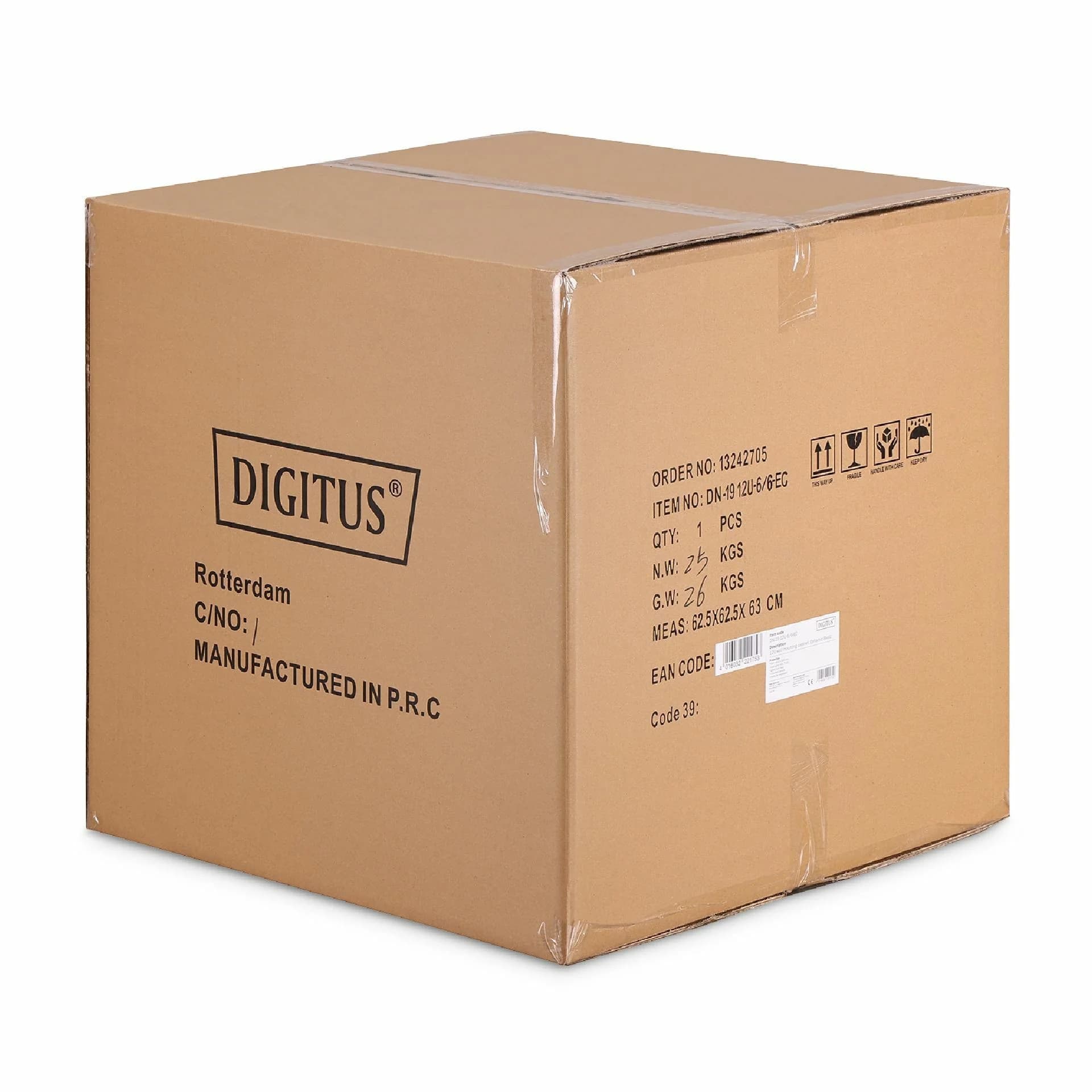 Digitus zidni kabinet 12U 638 600x600 siv sestavljen DN-19 12U-6/6-EC - slika 11