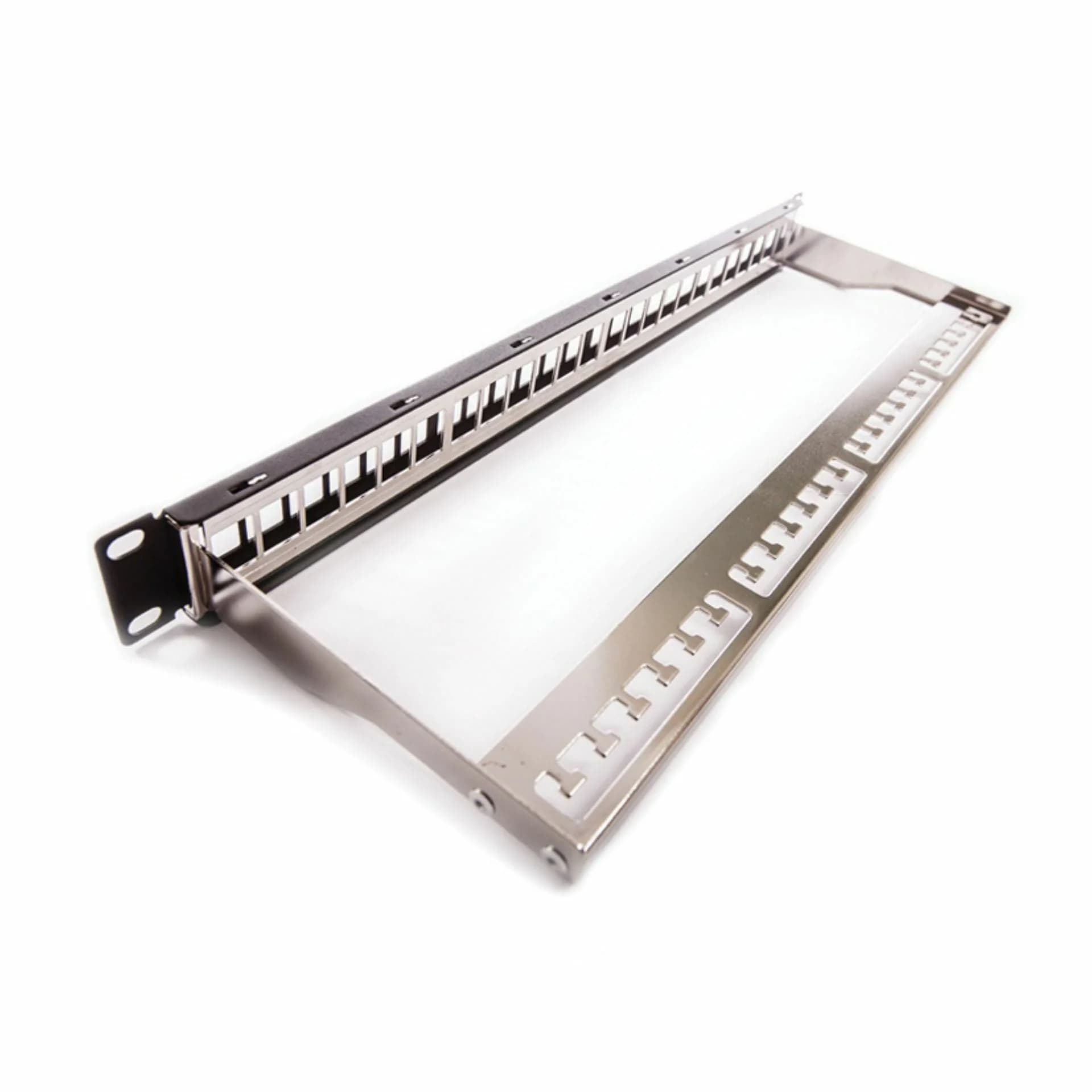 KELine panel CAT.5e/6/6A 24-port +nosilec kablov KEP-EMPTY-S - slika 2