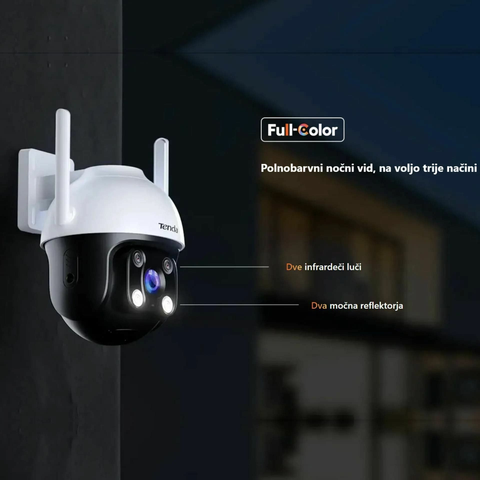 Tenda kamera 4.0MP brezžična PT RH7 zunanja - slika 7