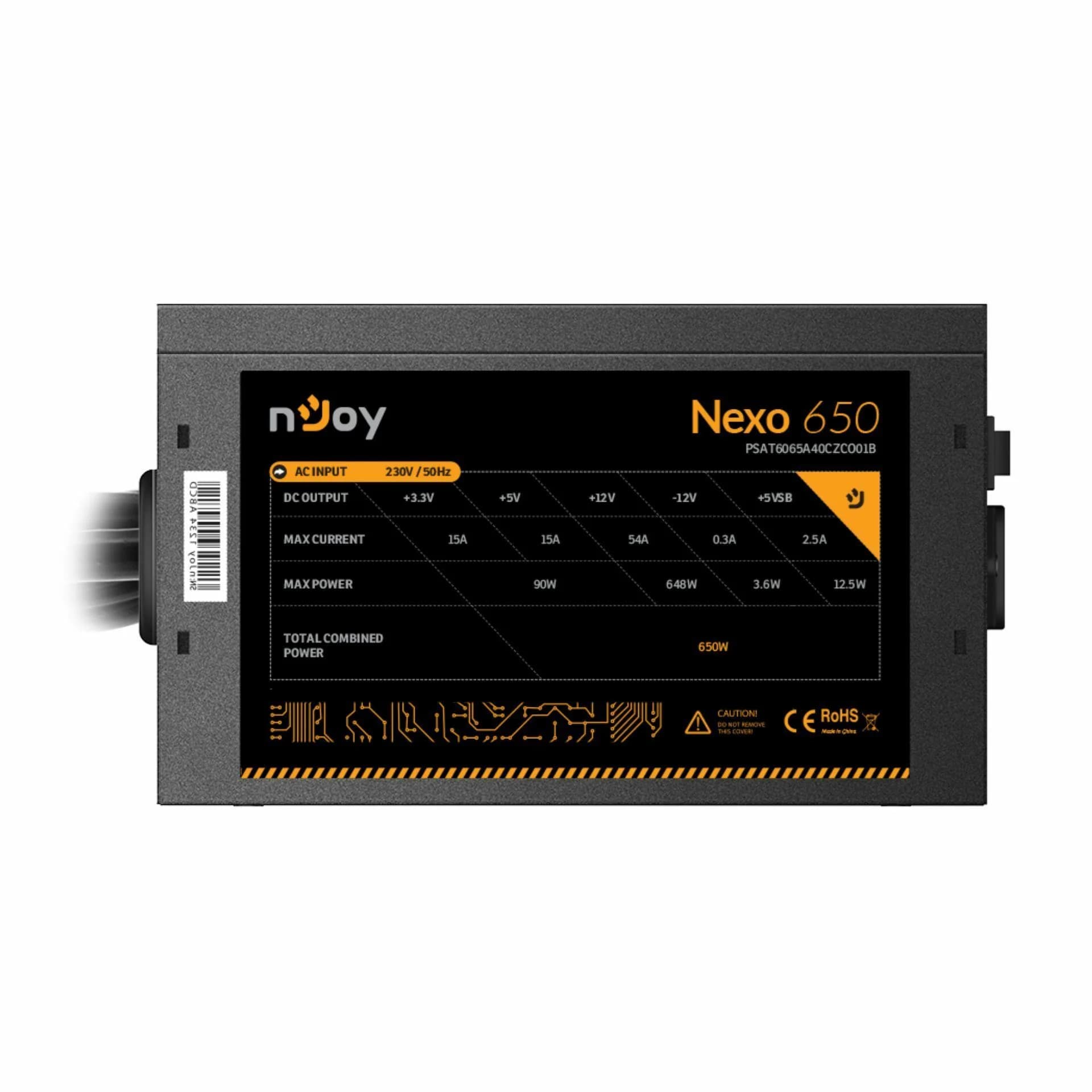 nJoy napajalnik ATX  650W PSU GOLD Nexo 650 - slika 4