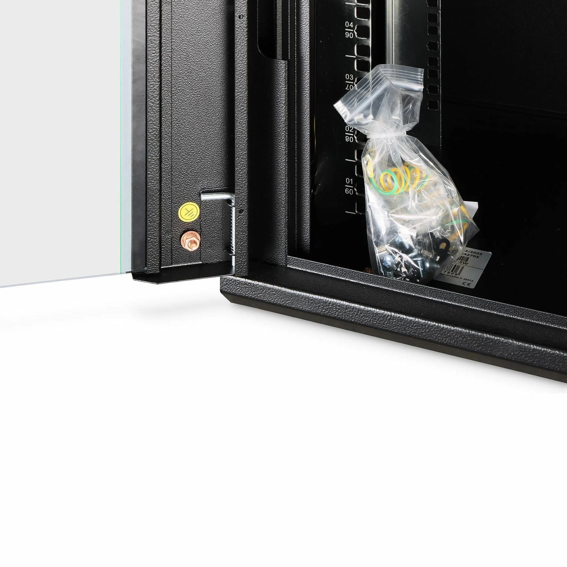 Digitus zidni kabinet  9U 505 600x450 črn sestavljen DN-19 09-U-EC-SW - slika 6