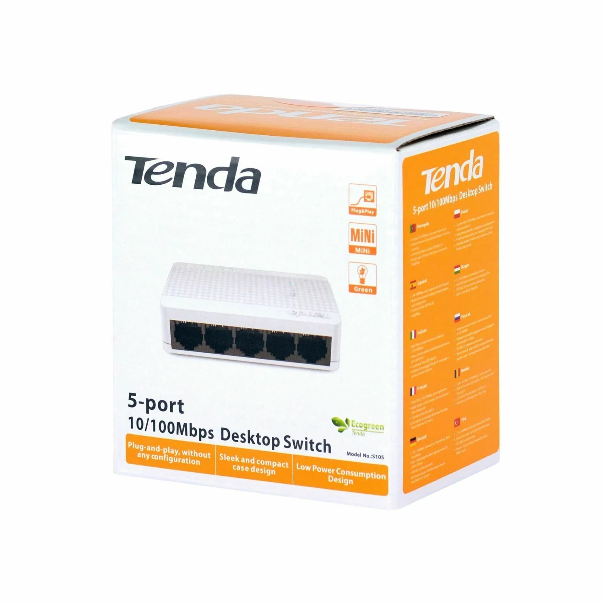 Tenda stikalo 100M  5-port mini S105 - slika 5
