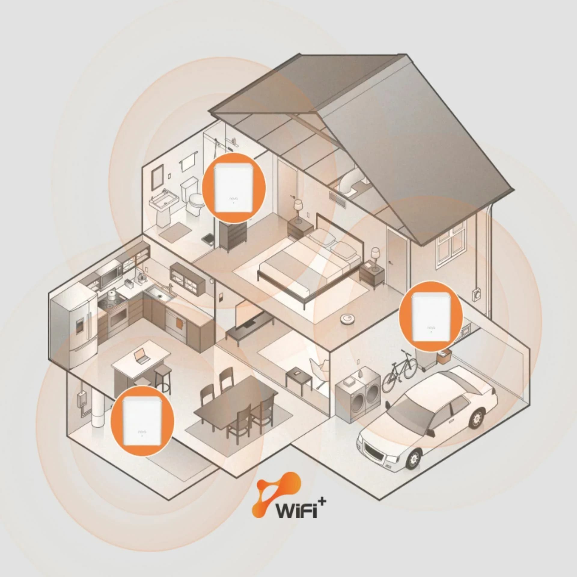 Tenda usmerjevalnik MESH WiFi6 AX 1500Mb set- 2 kos EX3 - slika 6