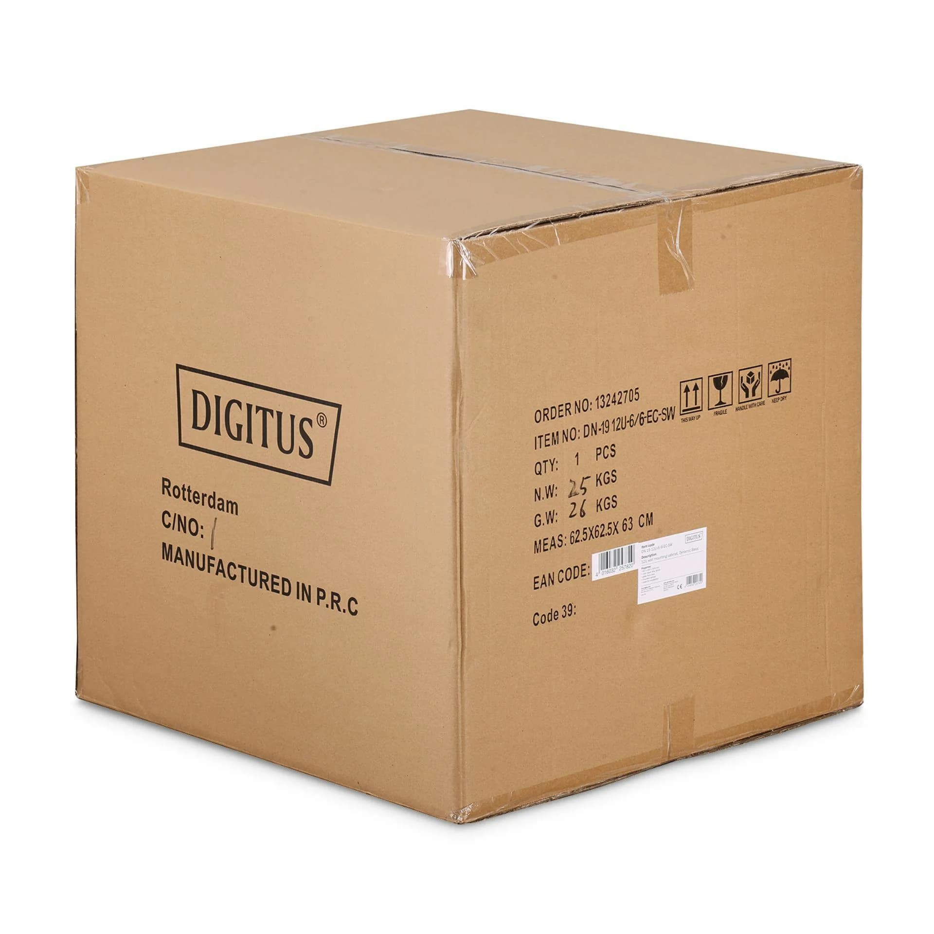 Digitus zidni kabinet  9U 505 600x600 črn sestavljen DN-19 09U-6/6-EC-SW - slika 12