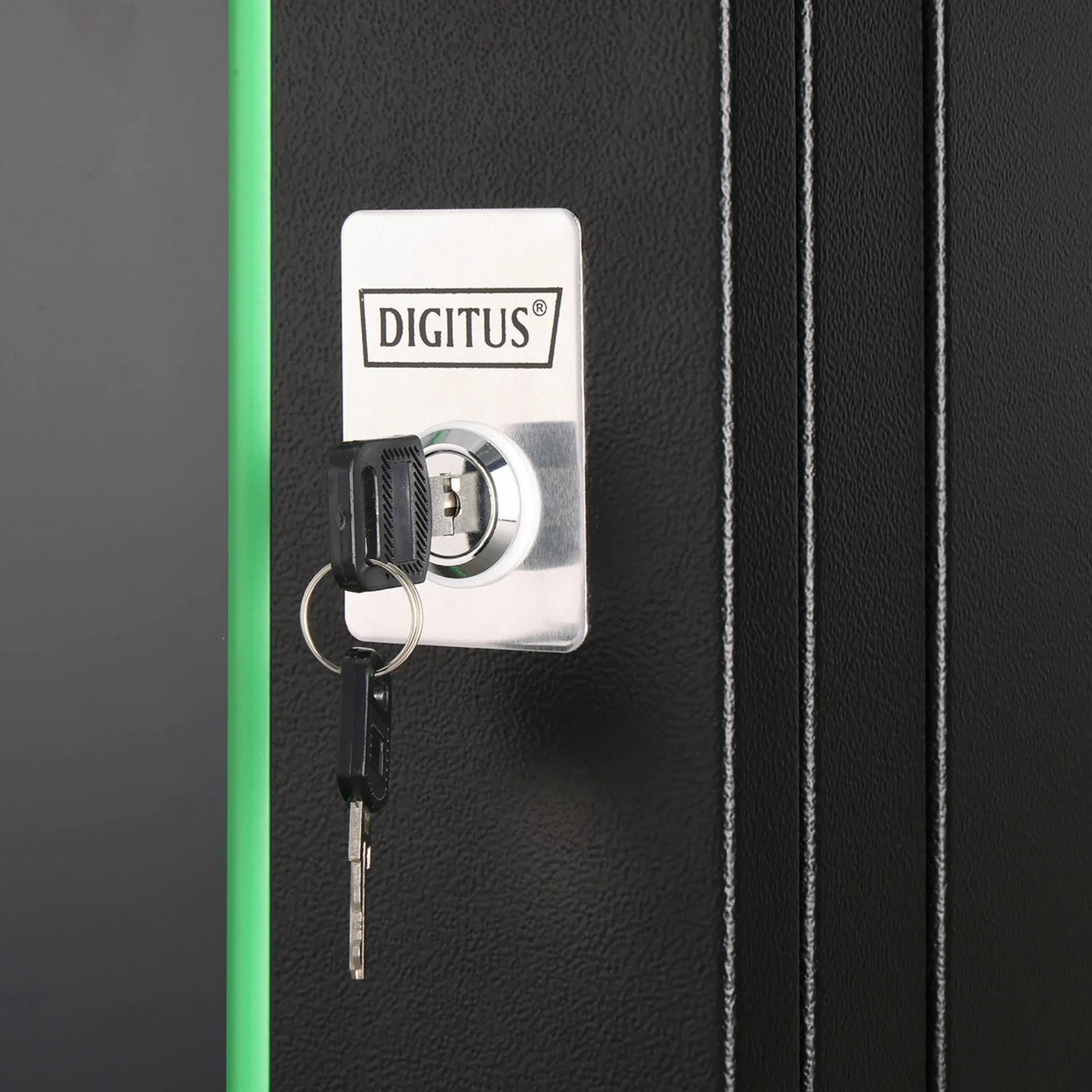 Digitus zidni kabinet 12U 638 600x600 črn sestavljen DN-19 12U-6/6-EC-SW - slika 8