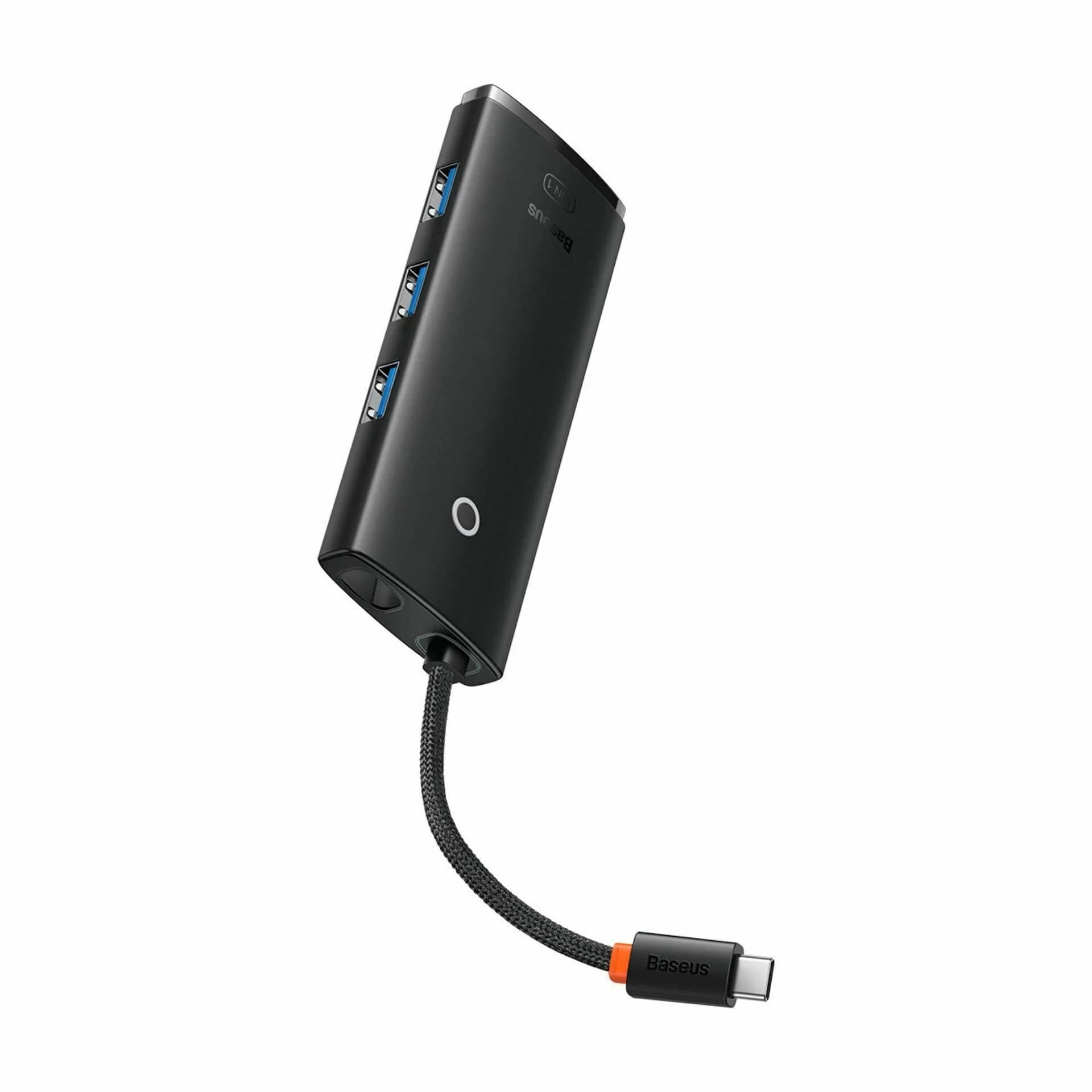 Baseus priklopna postaja USB 3.1 TipC 5v1 4K črn WKQX040001 - slika 2