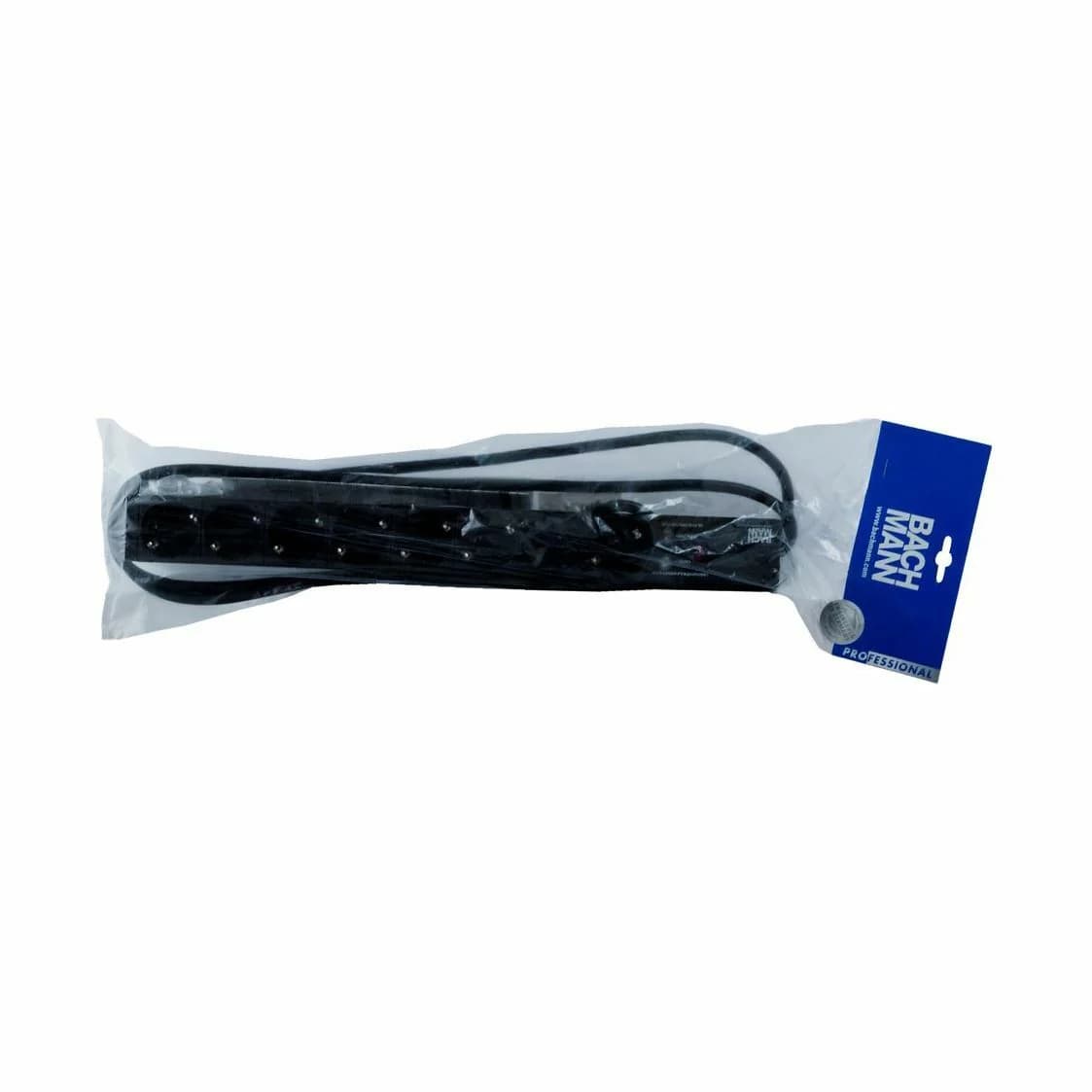 Bachmann razdelilec rack 8x250V ALU črn prenapetostna zaščita 2m 333.534 - slika 2