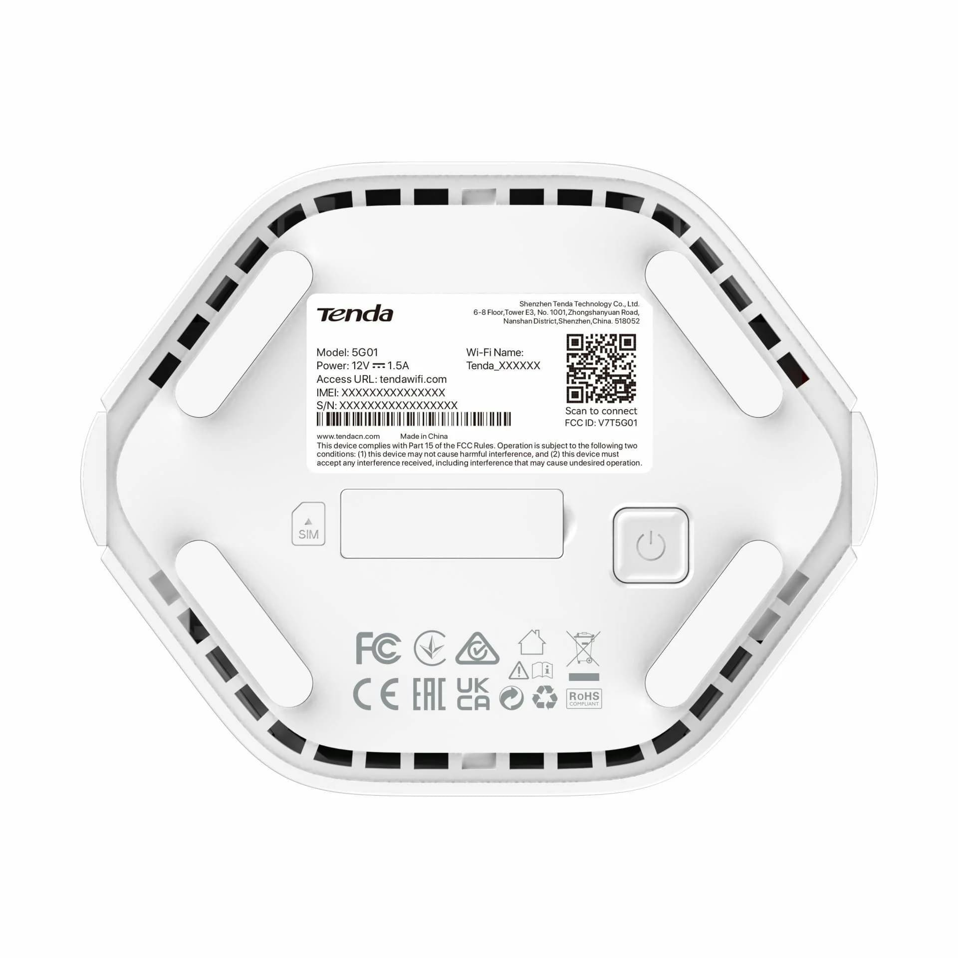 Tenda usmerjevalnik WiFi6 5G/4G LTE 1500Mb 5G01 - slika 3