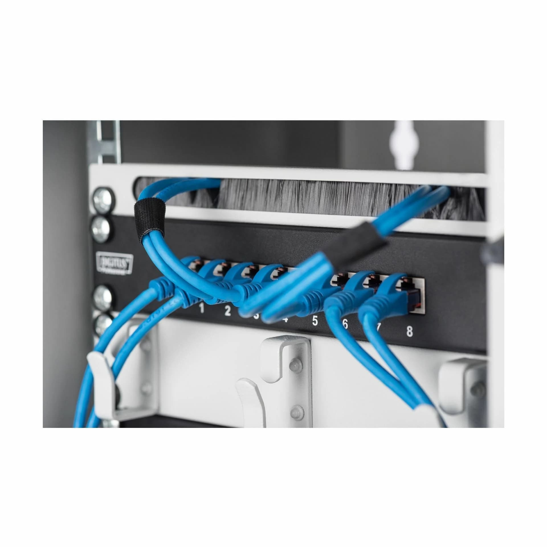 Digitus 250mm panel 8-port CAT.6 1U FTP DN-91608S - slika 4