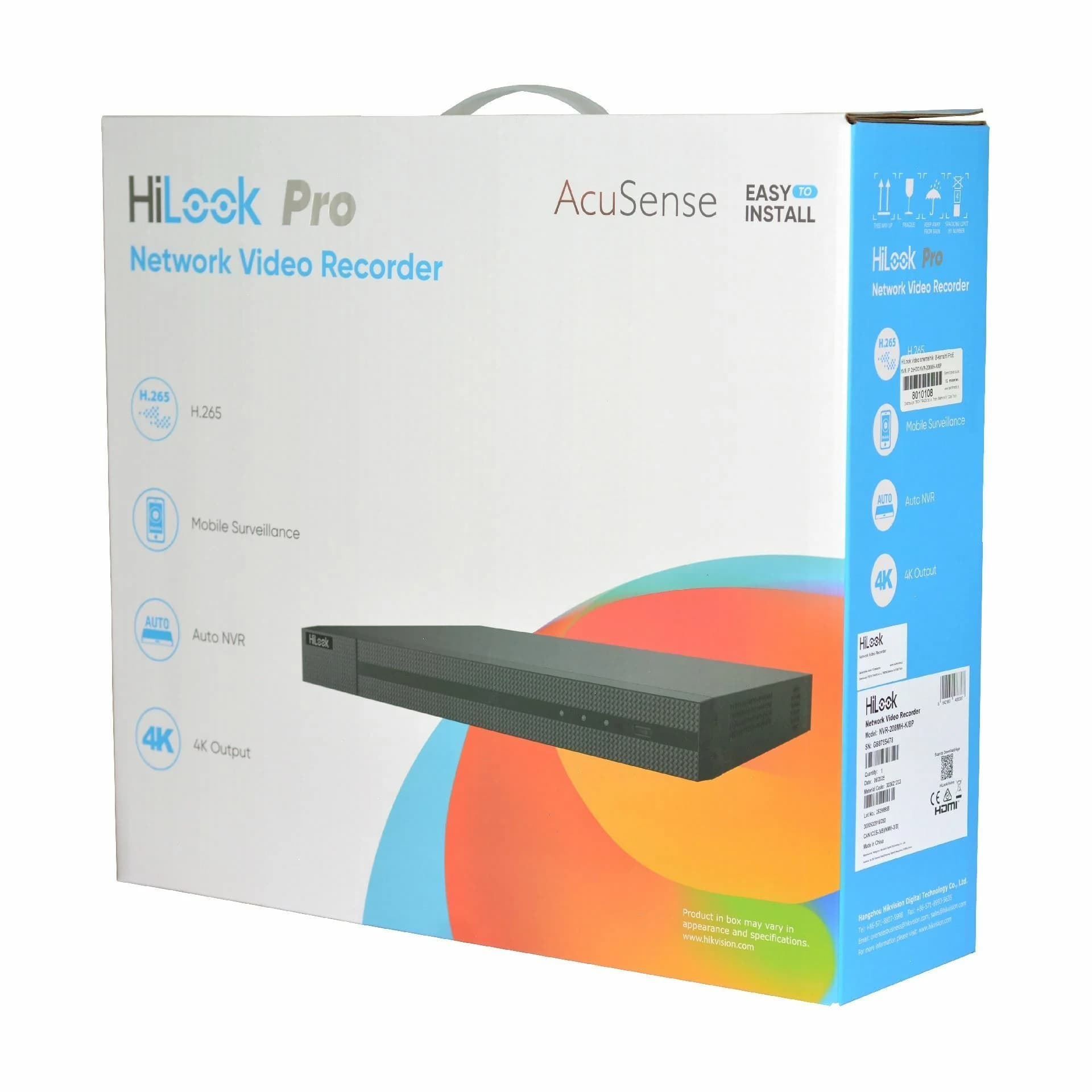 HiLook video snemalnik  8-kanalni PoE NVR IP 2xHDD NVR-208MH-K/8P - slika 4