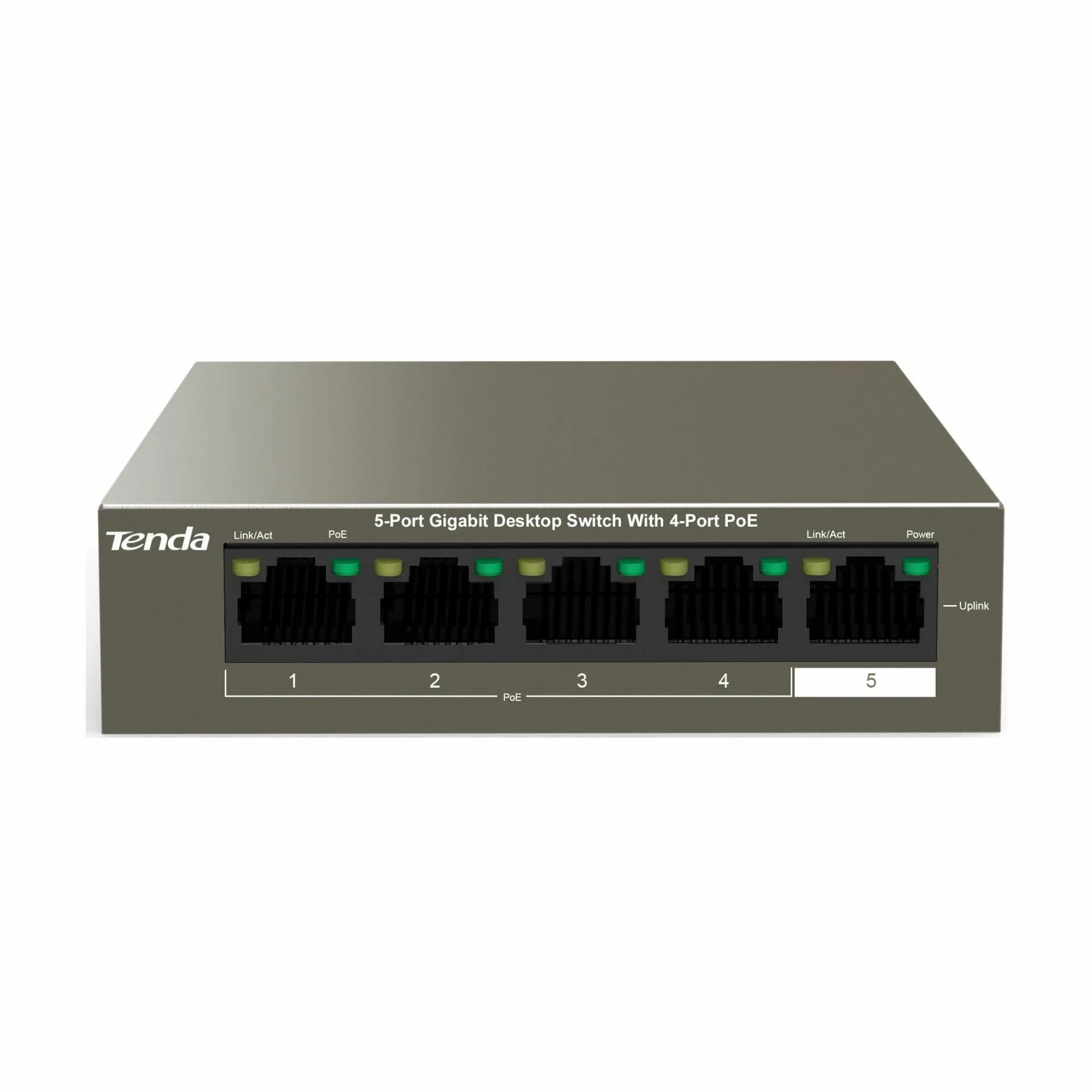 Tenda stikalo Giga  5-port 4x PoE mini kovinsko ohišje TEG1105P-4-63W - slika 3