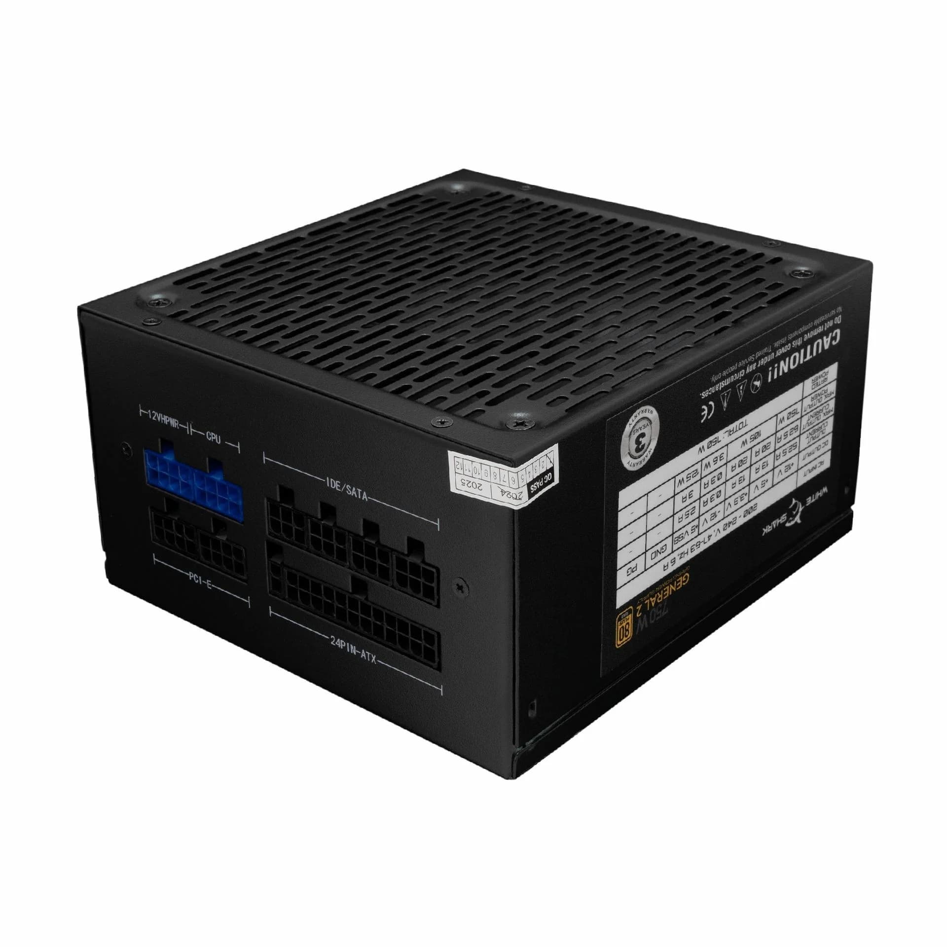 WHITE SHARK napajalnik ATX 750W modularni GOLD GPSU-750W GENERAL-2 - slika 5