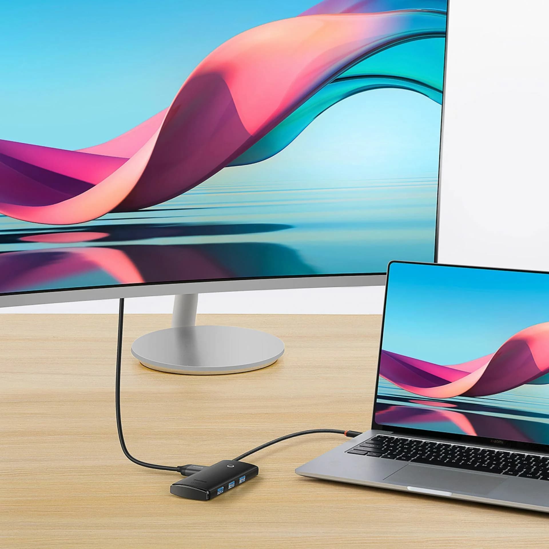 Baseus priklopna postaja USB 3.1 TipC 5v1 4K črn WKQX040001 - slika 6