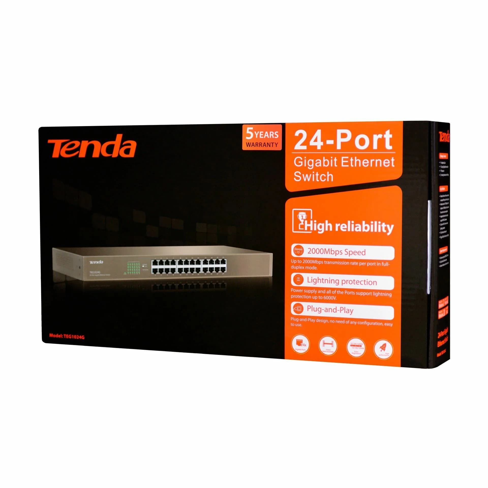 Tenda stikalo Giga 24-port rack TEG1024G - slika 4