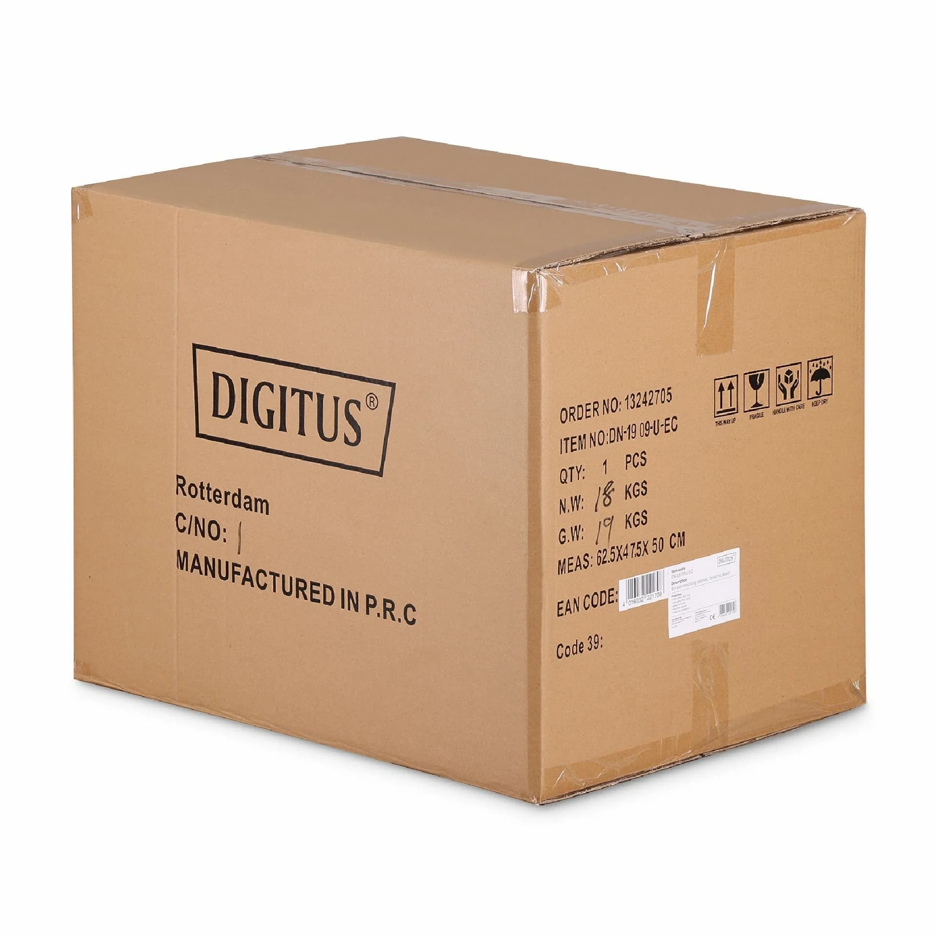 Digitus zidni kabinet  9U 505 600x450 siv sestavljen DN-19 09-U-EC - slika 11