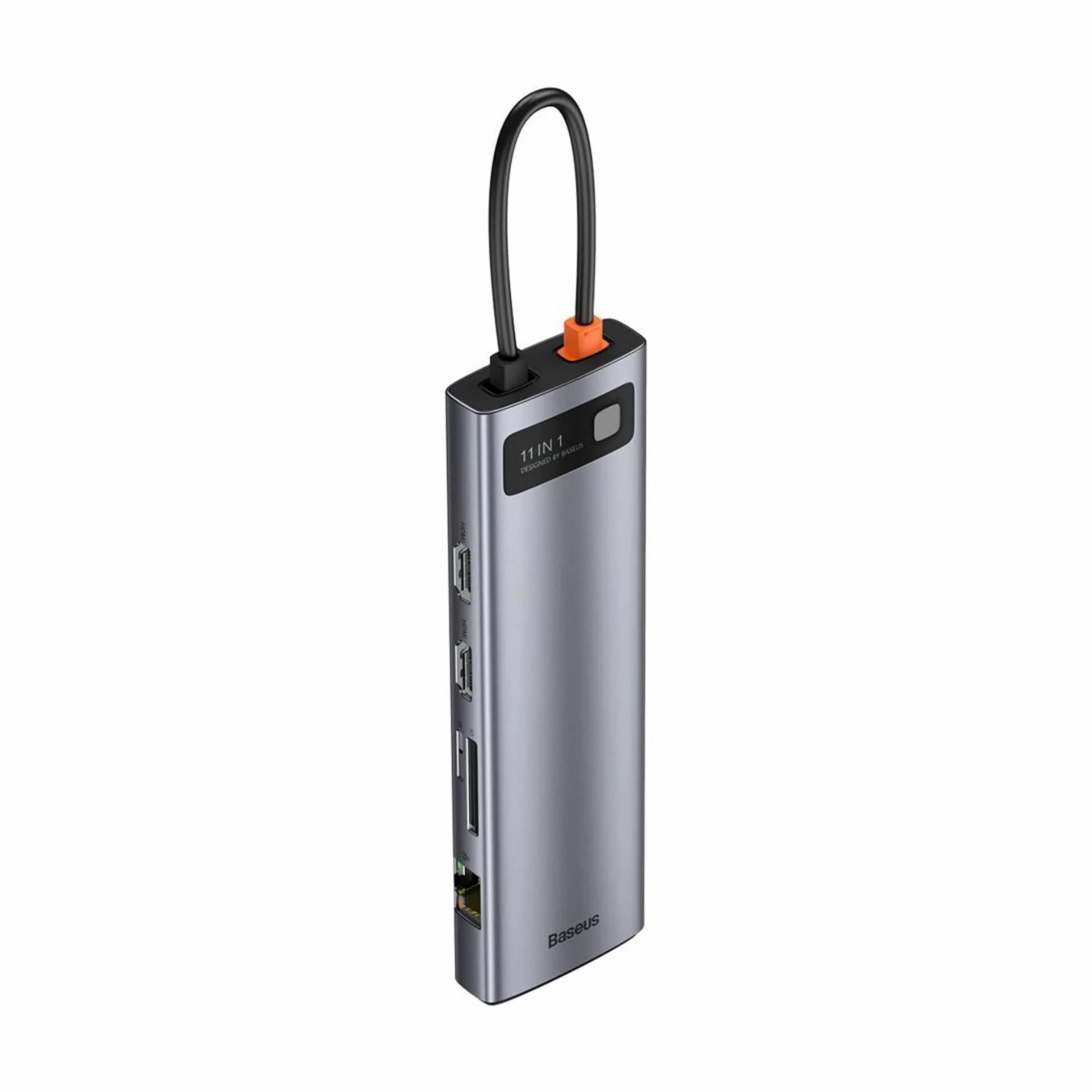 Baseus priklopna postaja USB 3.0 TipC 11v1 siva CAHUB-CT0G - slika 4