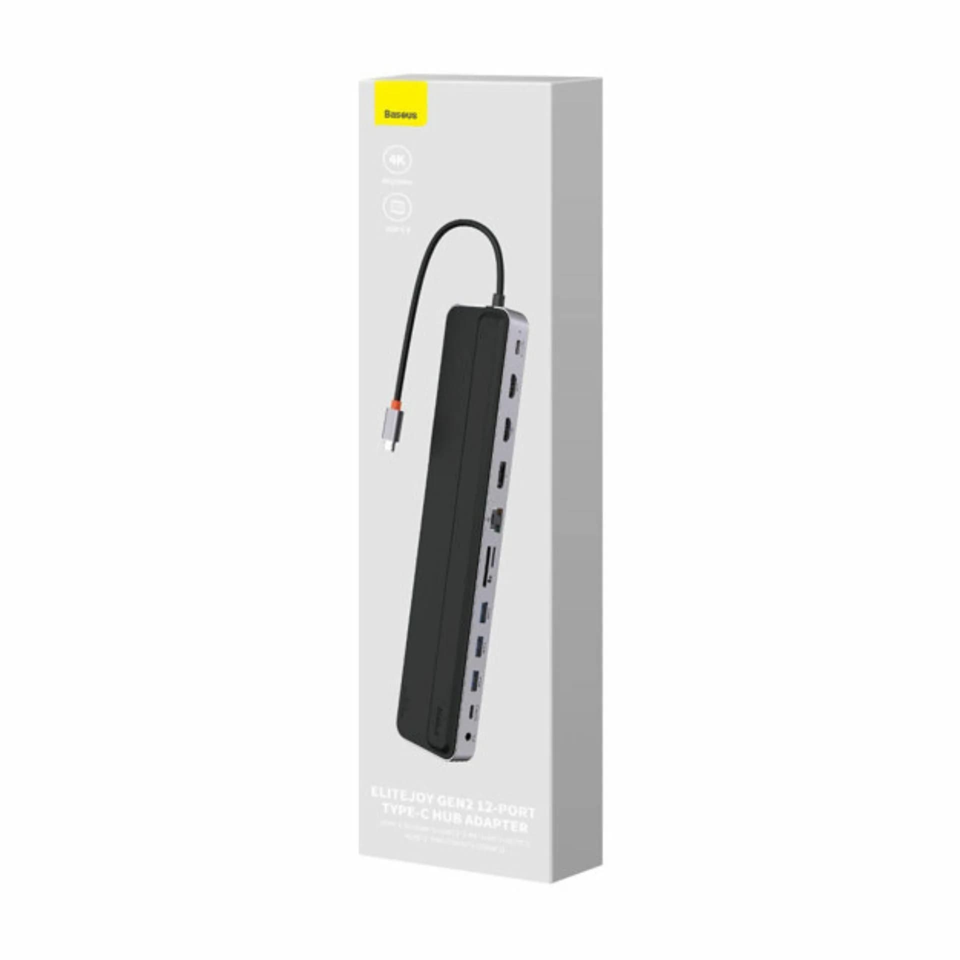 Baseus priklopna postaja USB 3.2 TipC 12v1 siva WKSX030213 - slika 6
