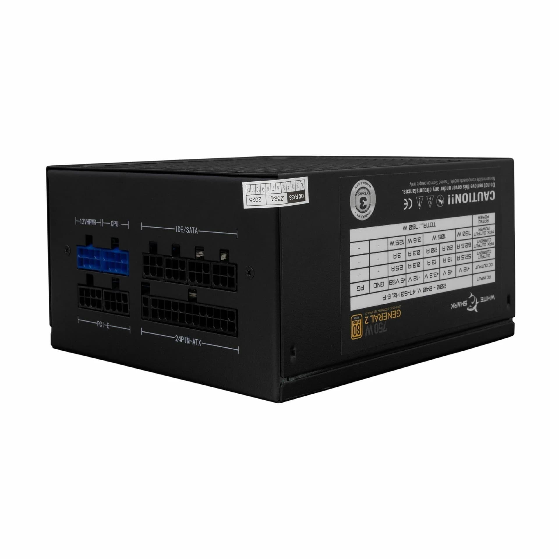 WHITE SHARK napajalnik ATX 750W modularni GOLD GPSU-750W GENERAL-2 - slika 2