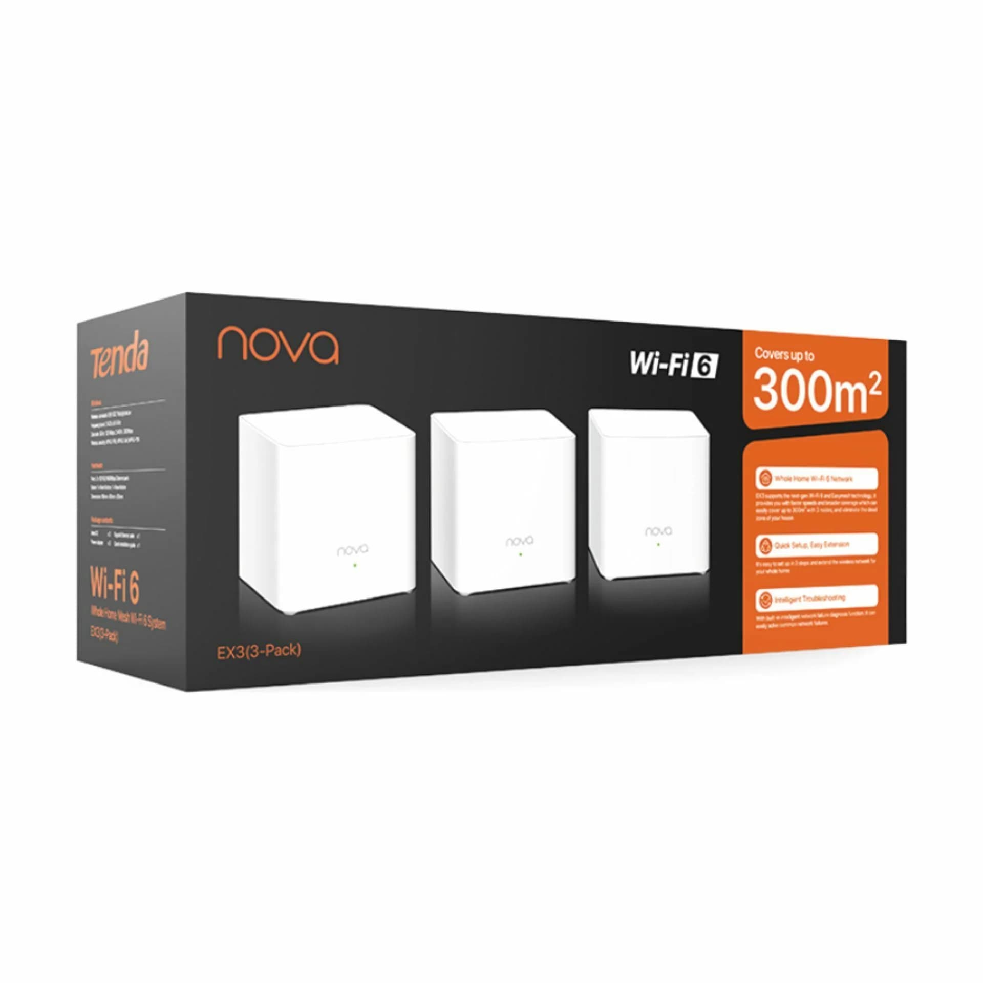 Tenda usmerjevalnik MESH WiFi6 AX 1500Mb set- 3 kos EX3 - slika 6