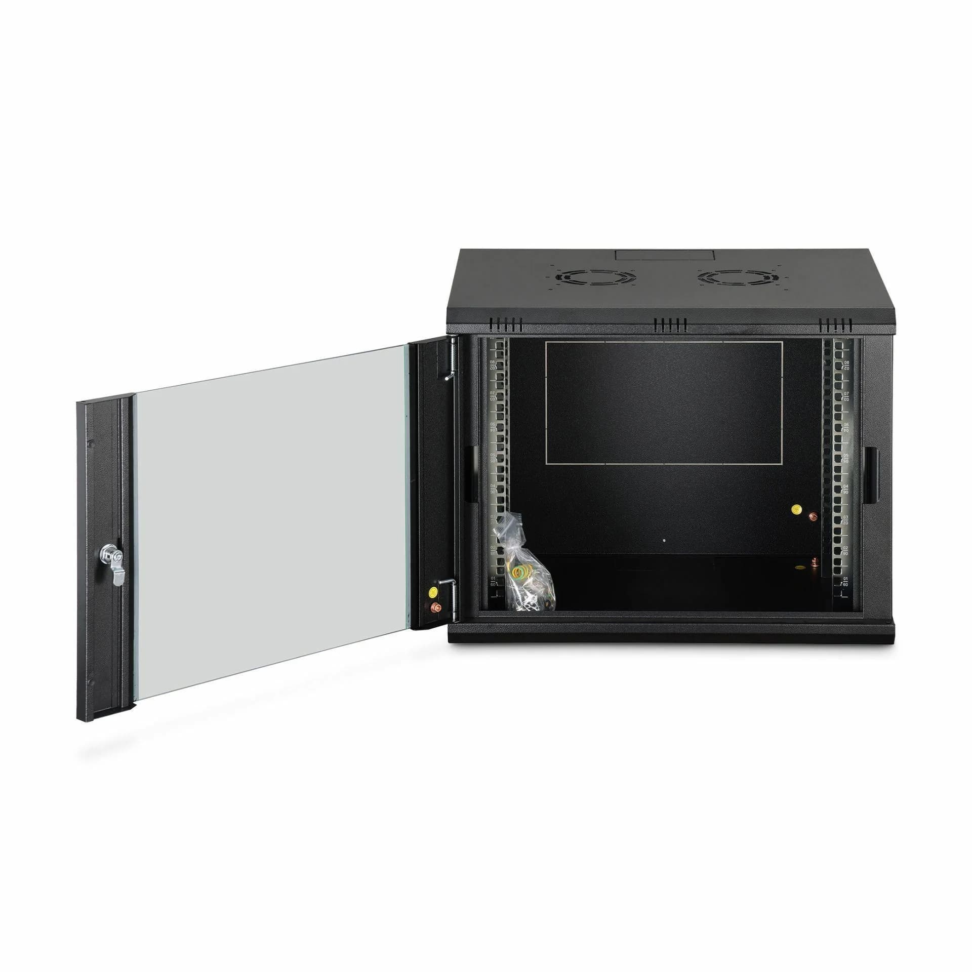 Digitus zidni kabinet  9U 505 600x450 črn sestavljen DN-19 09-U-EC-SW - slika 5