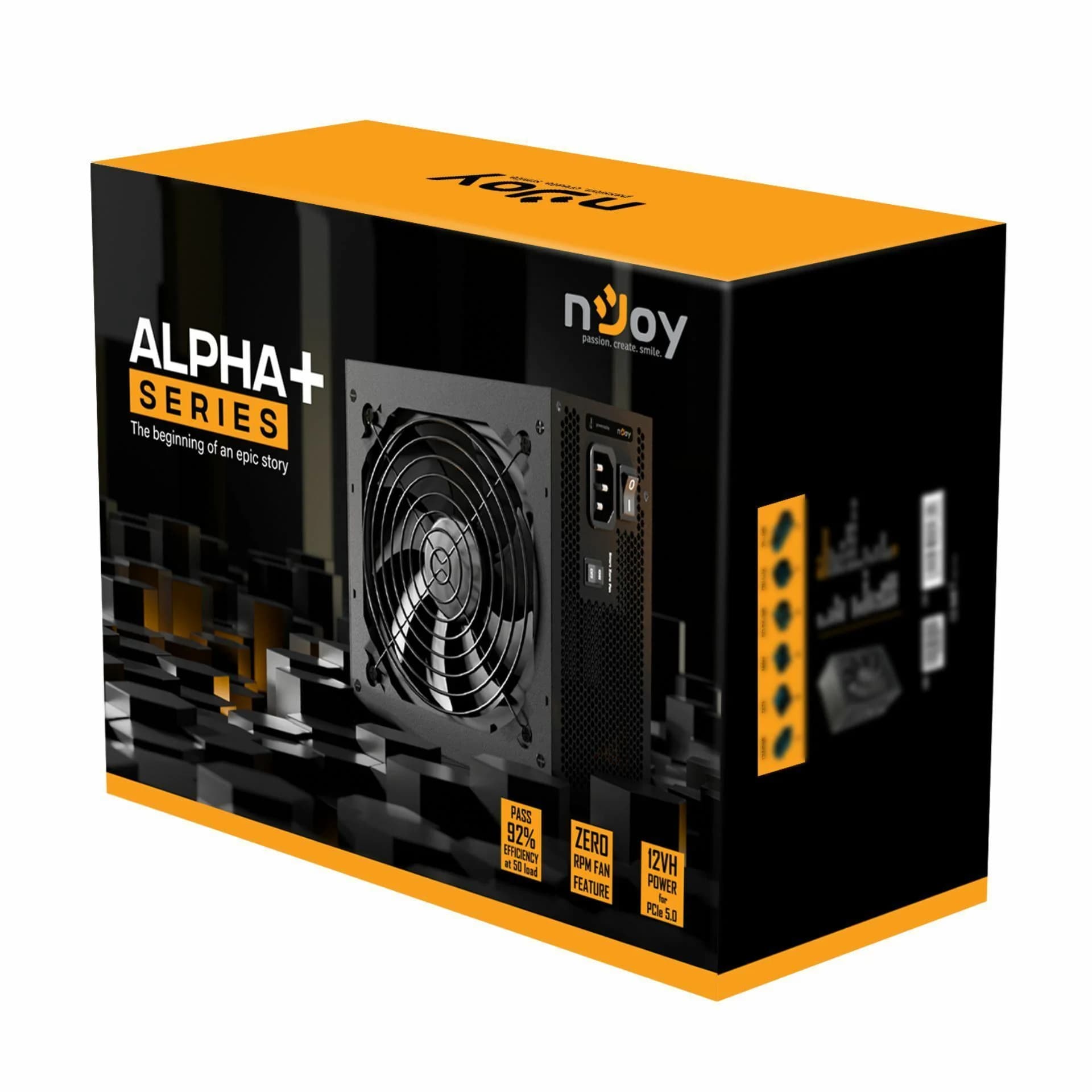 nJoy napajalnik ATX  850W modularni GOLD PSU Alpha+ 850 - slika 7
