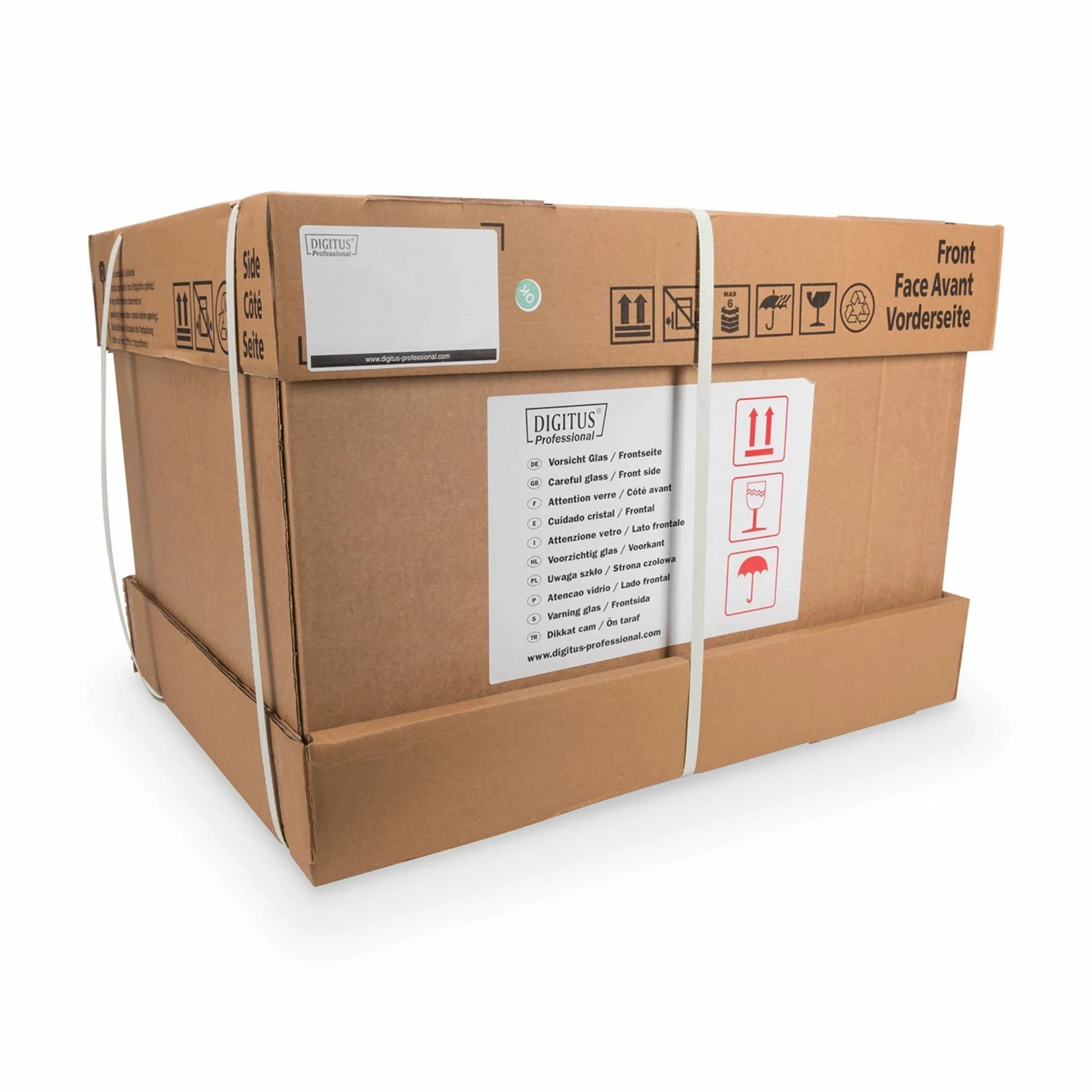 Digitus zidni kabinet 16U 820 600x600 črn sestavljen DN-19 16U-6/6-SW - slika 3