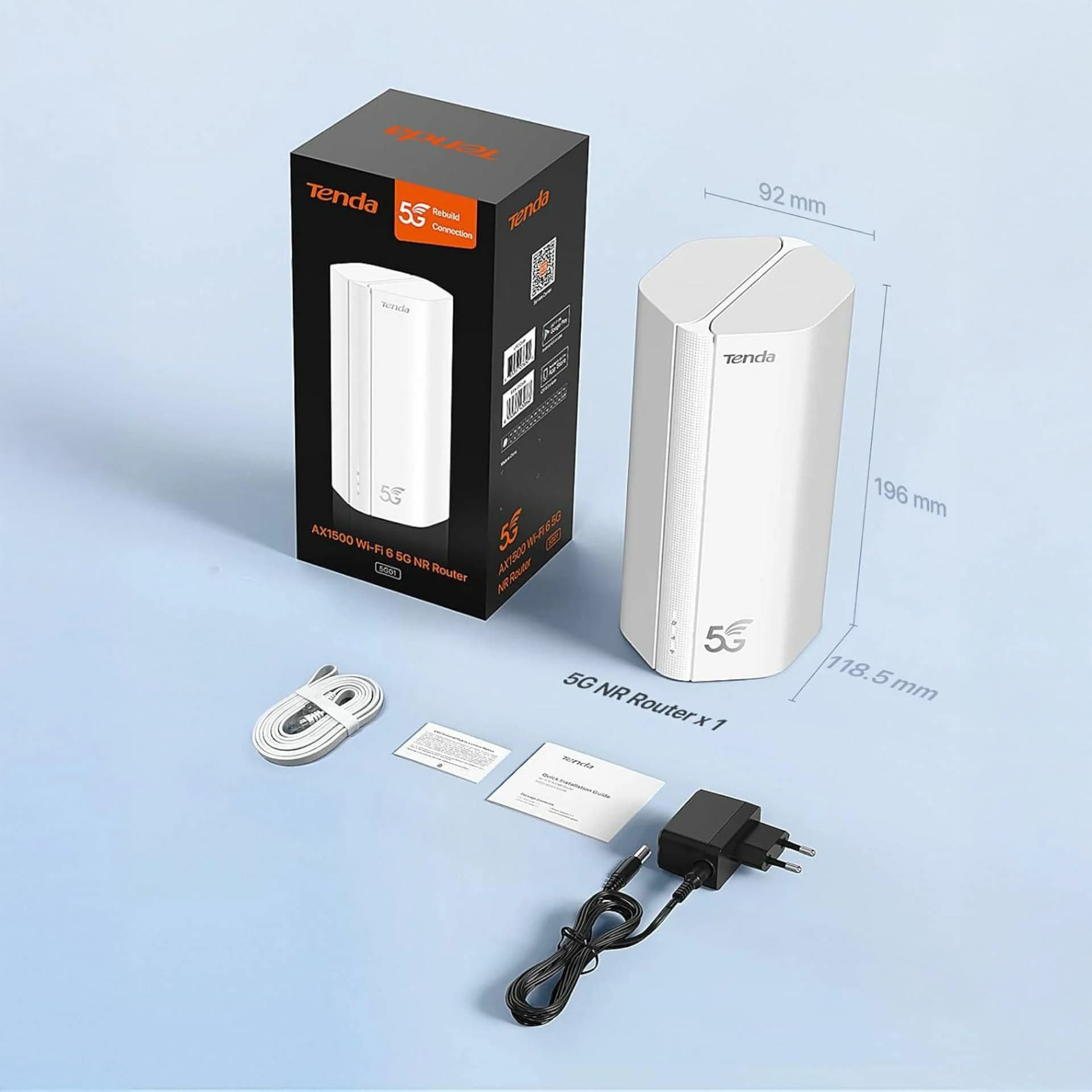 Tenda usmerjevalnik WiFi6 5G/4G LTE 1500Mb 5G01 - slika 6