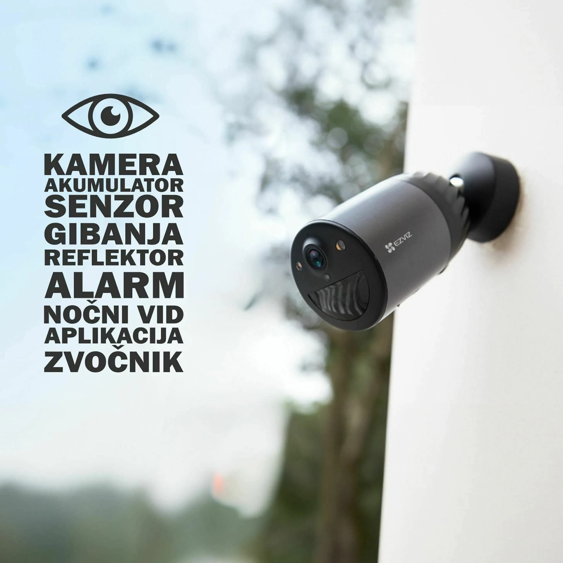 EZVIZ kamera 8.0MP brezžična BC1C + solarni panel  CS-BC1C/SP (4K) - slika 4