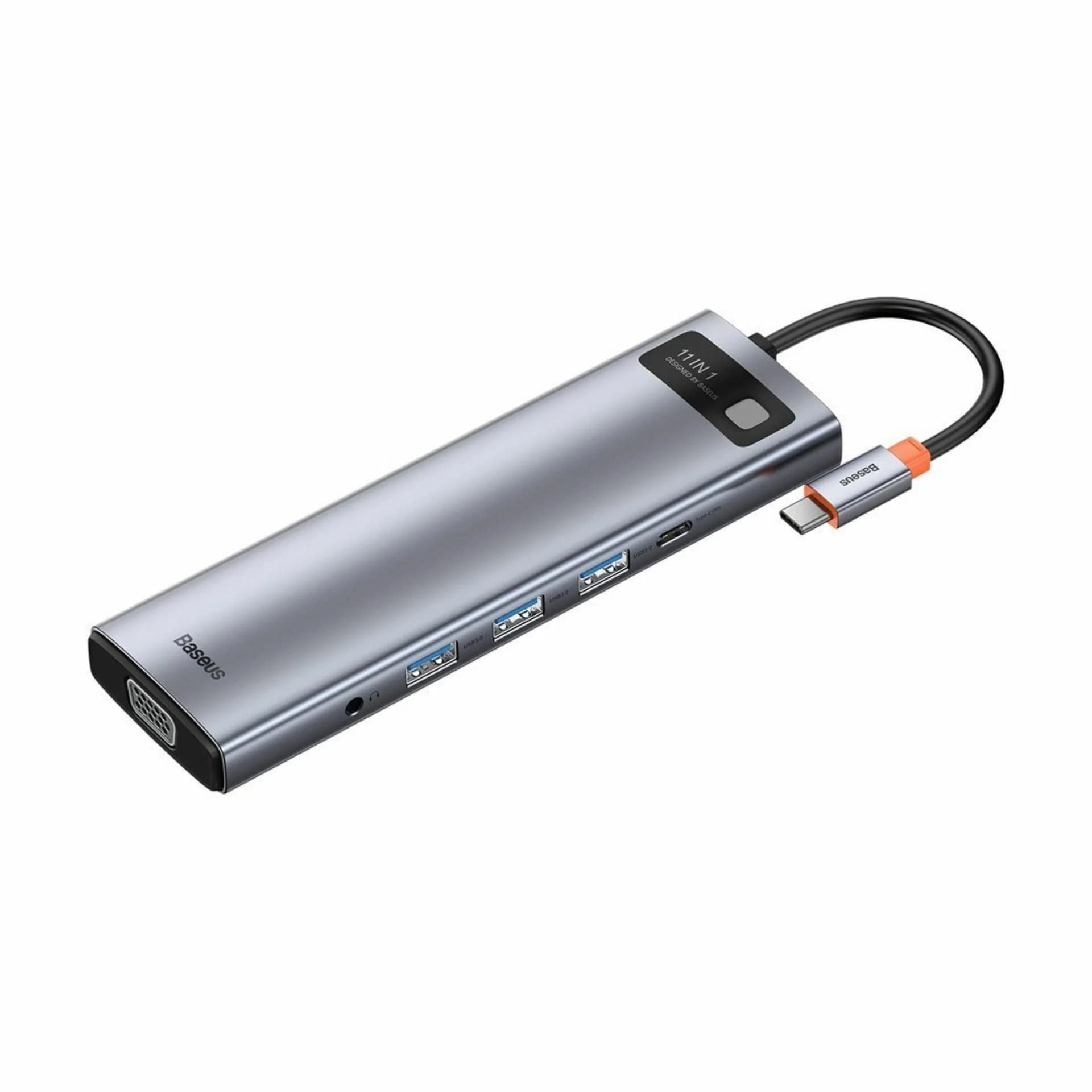 Baseus priklopna postaja USB 3.0 TipC 11v1 siva CAHUB-CT0G - slika 3