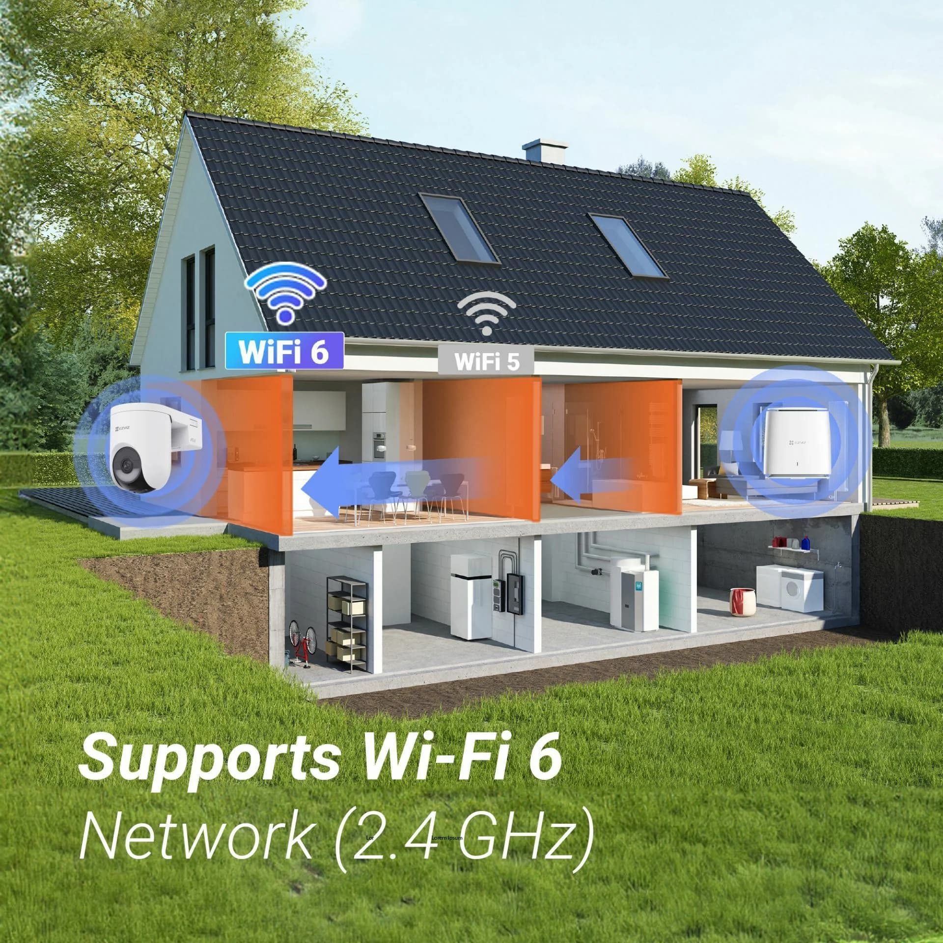 EZVIZ EZVIZ kamera 4.0MP brezžična PT HB8 Lite vgrajen akumulator zunanja Kamere