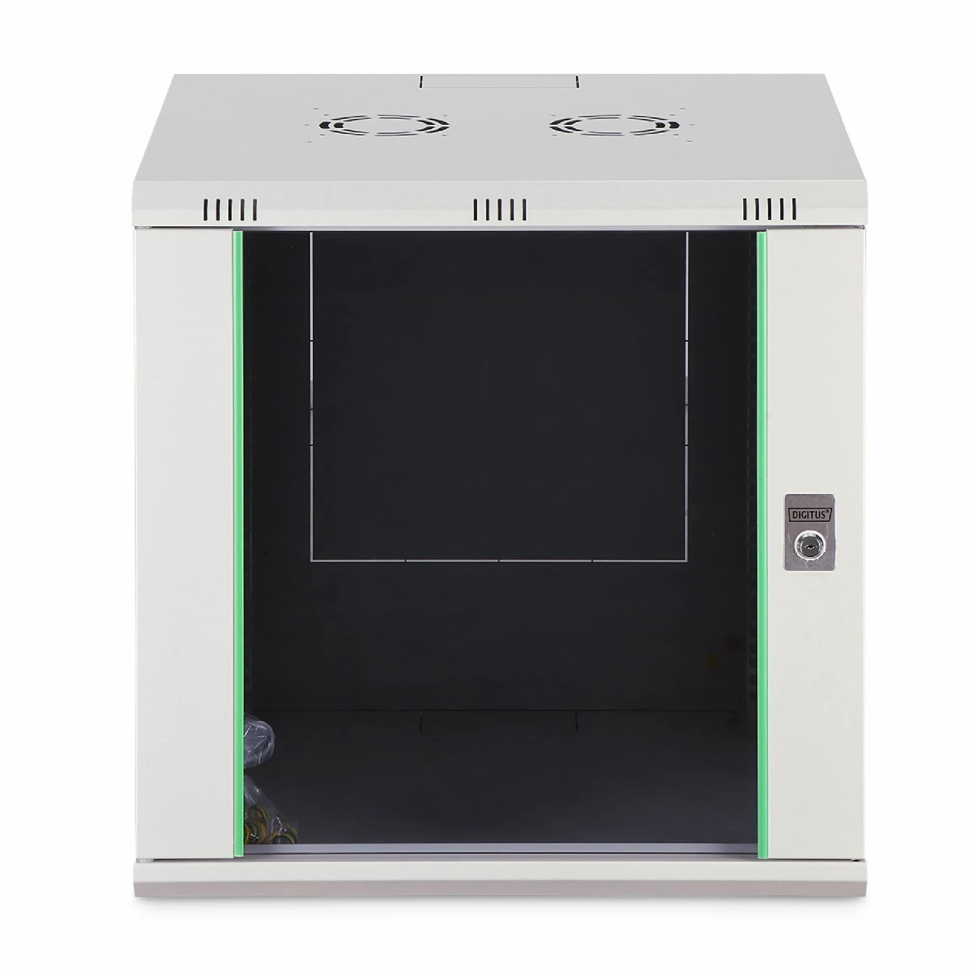 Digitus zidni kabinet 12U 638 600x600 siv sestavljen DN-19 12U-6/6-EC - slika 3