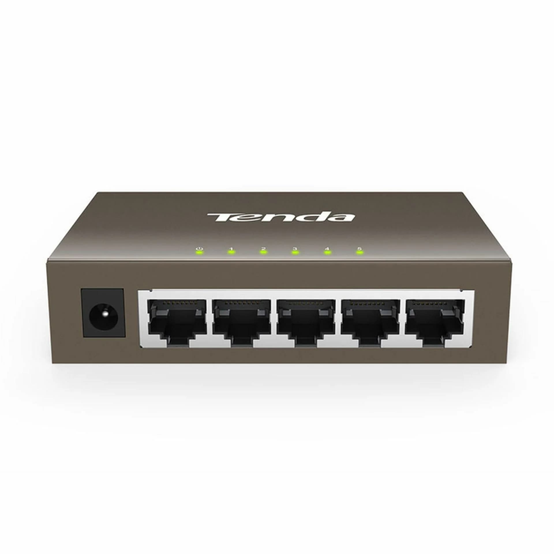 Tenda stikalo Giga  5-port kovinsko ohišje TEG1005D - slika 2
