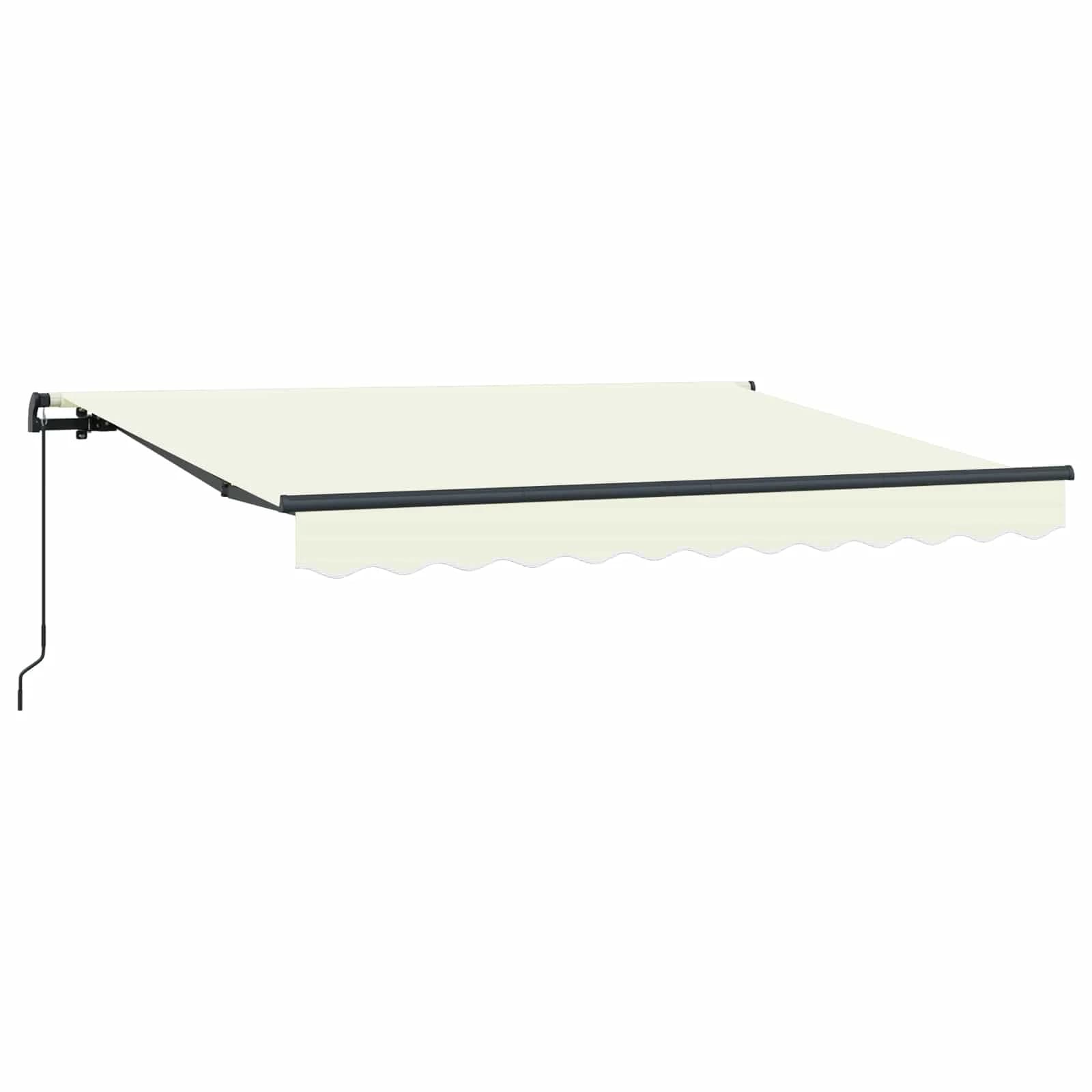 Vlečna tenda krema 250 x 200 cm blago - slika 2