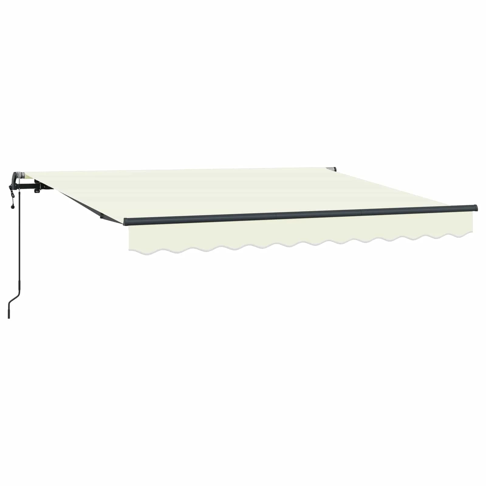 Vlečna tenda krema 250 x 200 cm blago - slika 2