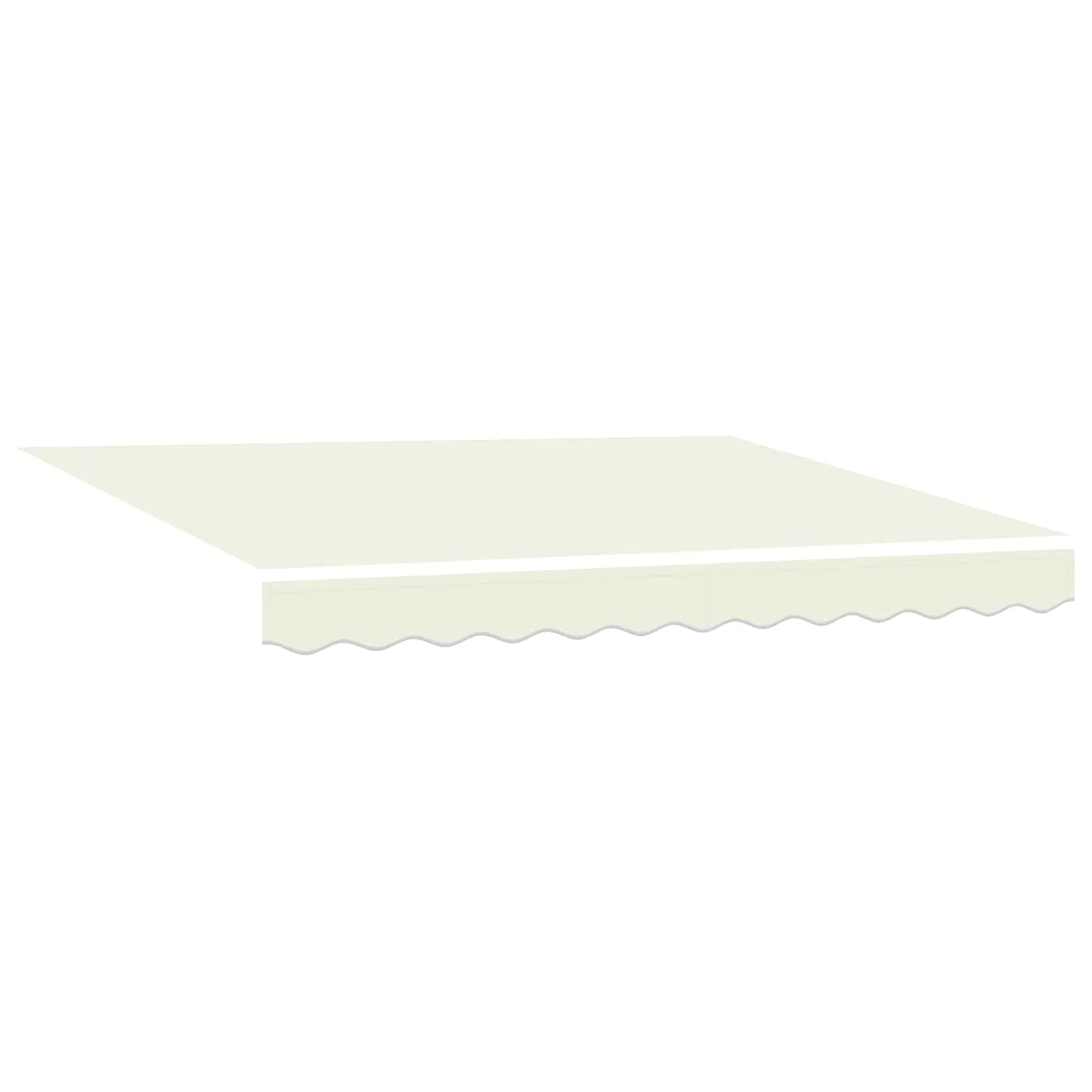 Vlečna tenda krema 250 x 200 cm blago - slika 4