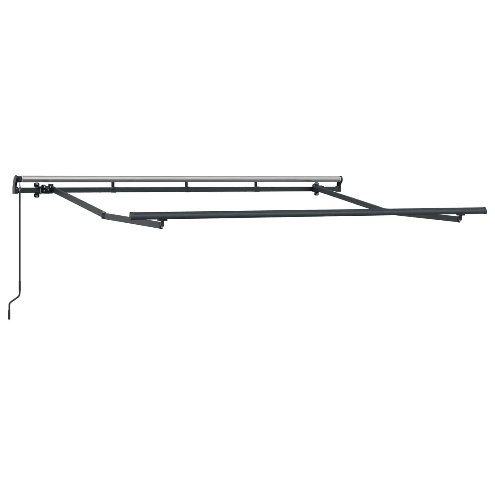 Vlečna tenda Oranžna 250 x 200 cm blago - slika 5