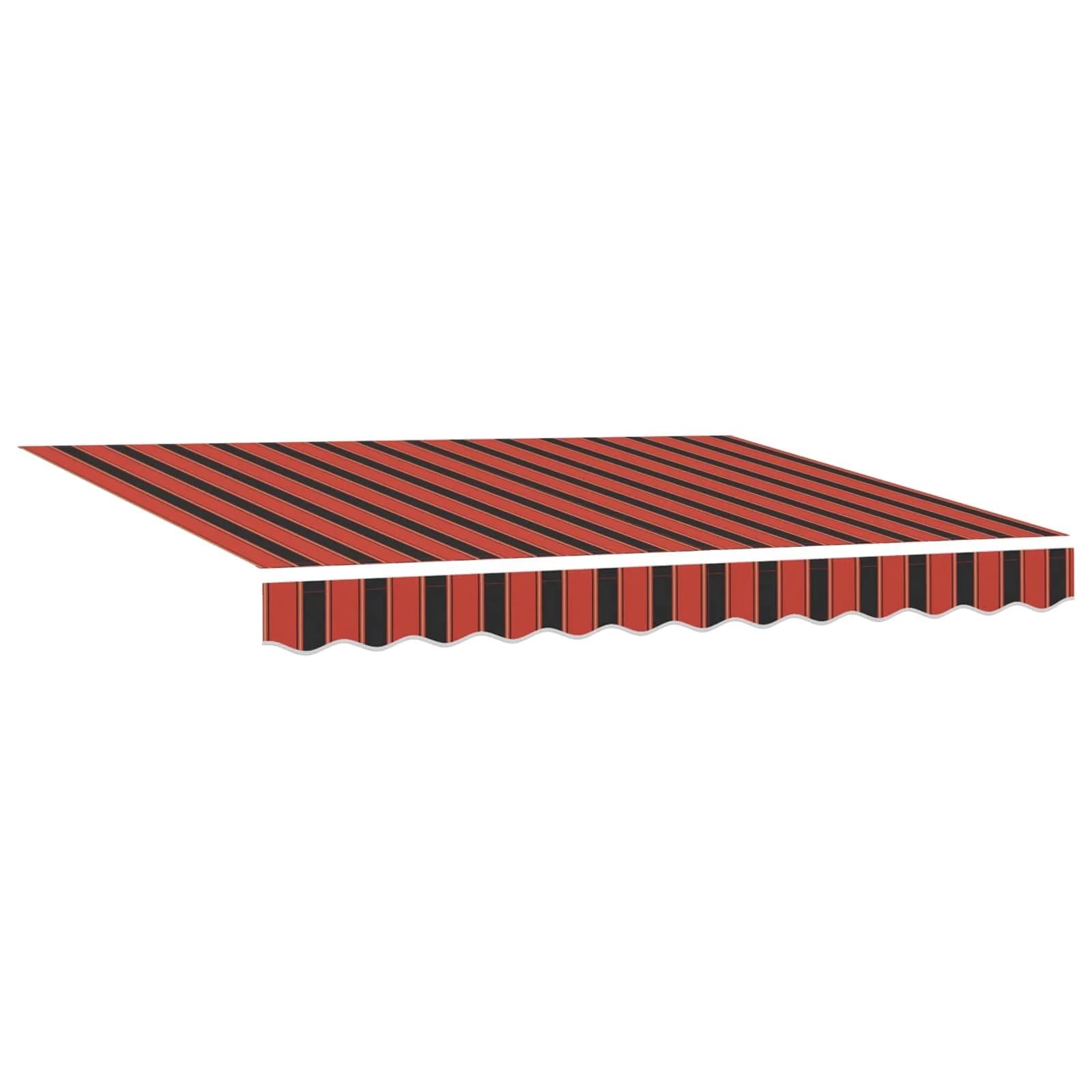Vlečna tenda Oranžna 250 x 200 cm blago - slika 4