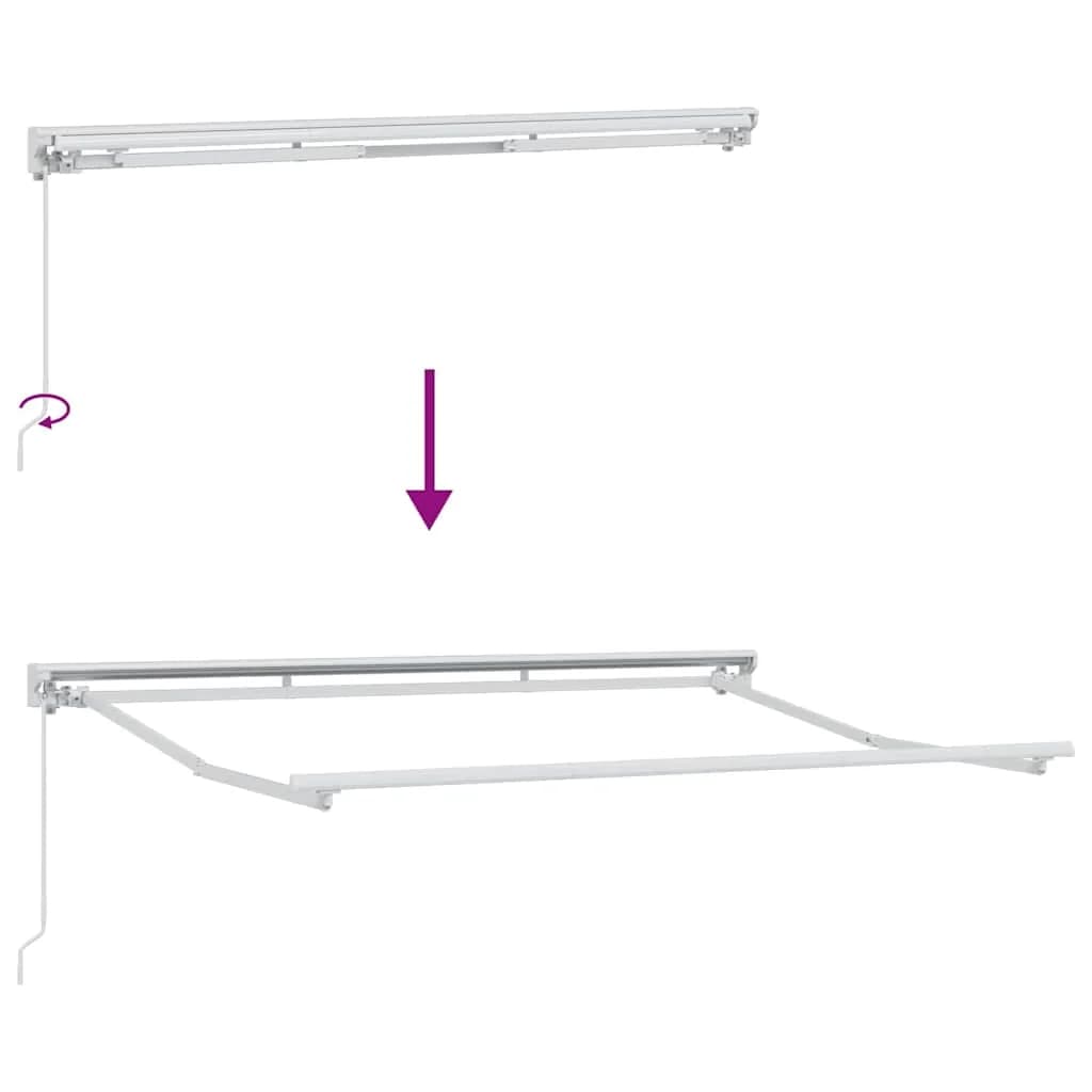 Okvir tende Antracit 250 x 200 cm Poliester s PU premazom - slika 9