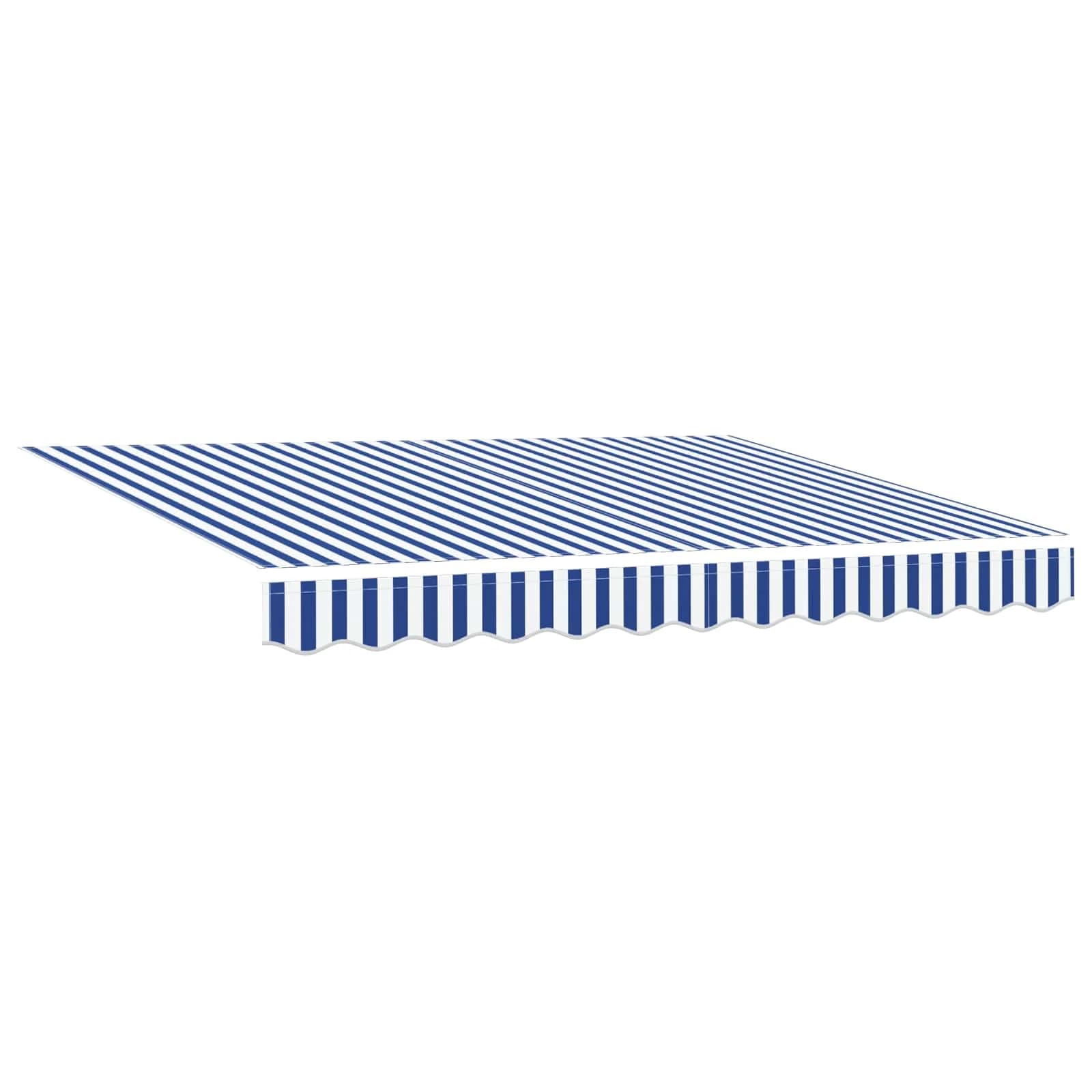 Vlečna tenda Modra 250 x 200 cm blago - slika 4