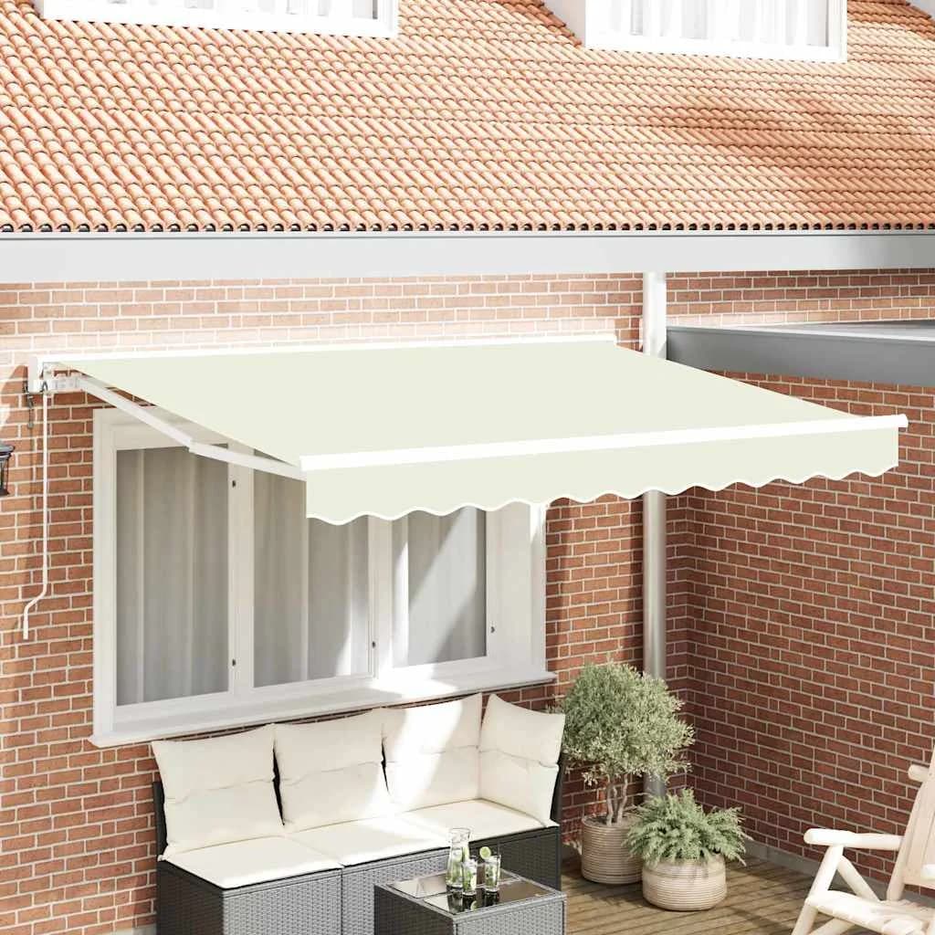 Okvir tende krema 250 x 200 cm Poliester s PU premazom