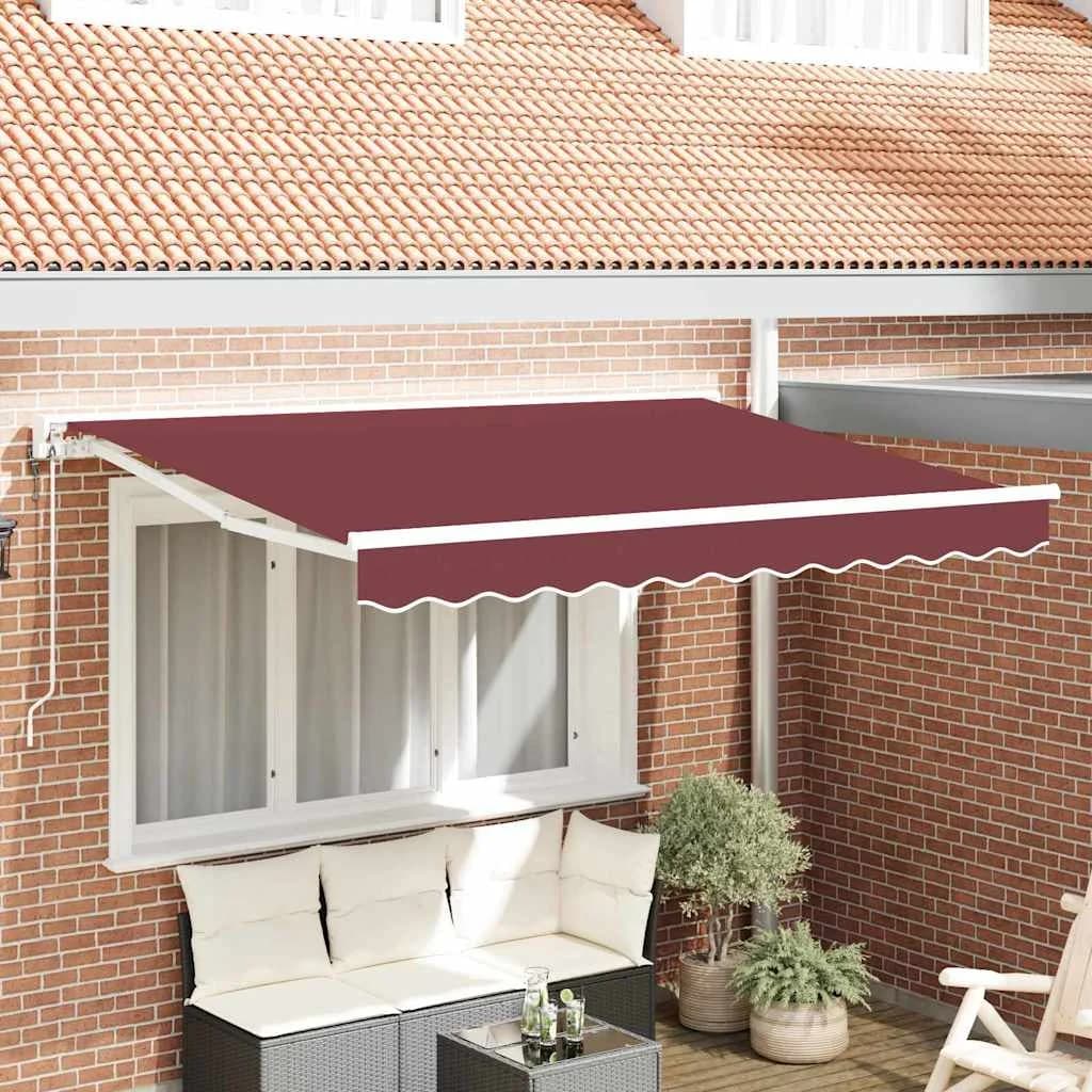 Okvir tende Burgundija 250 x 200 cm Poliester s PU premazom