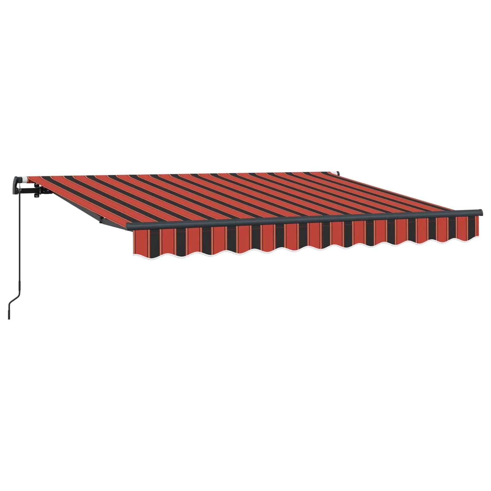 Vlečna tenda Oranžna 250 x 200 cm blago - slika 2