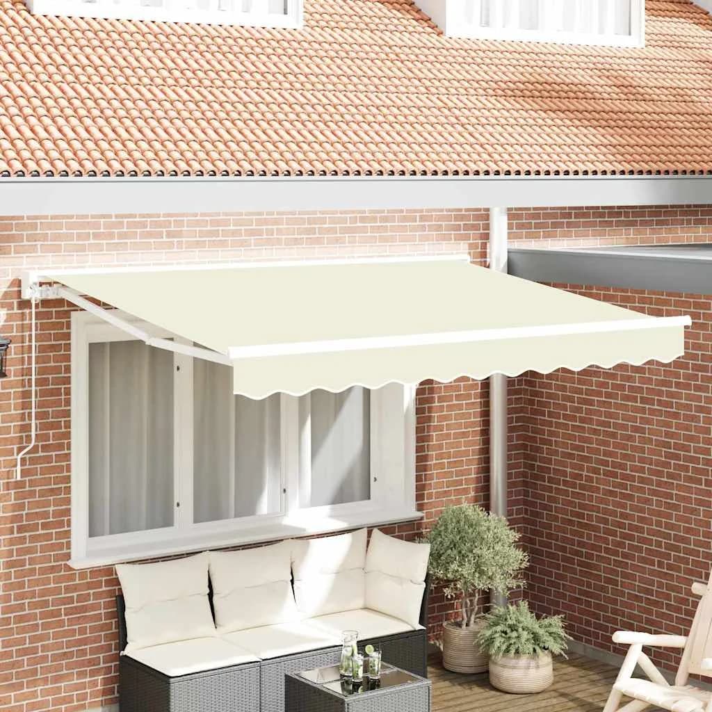 Okvir tende krema 250 x 200 cm Poliester s PU premazom