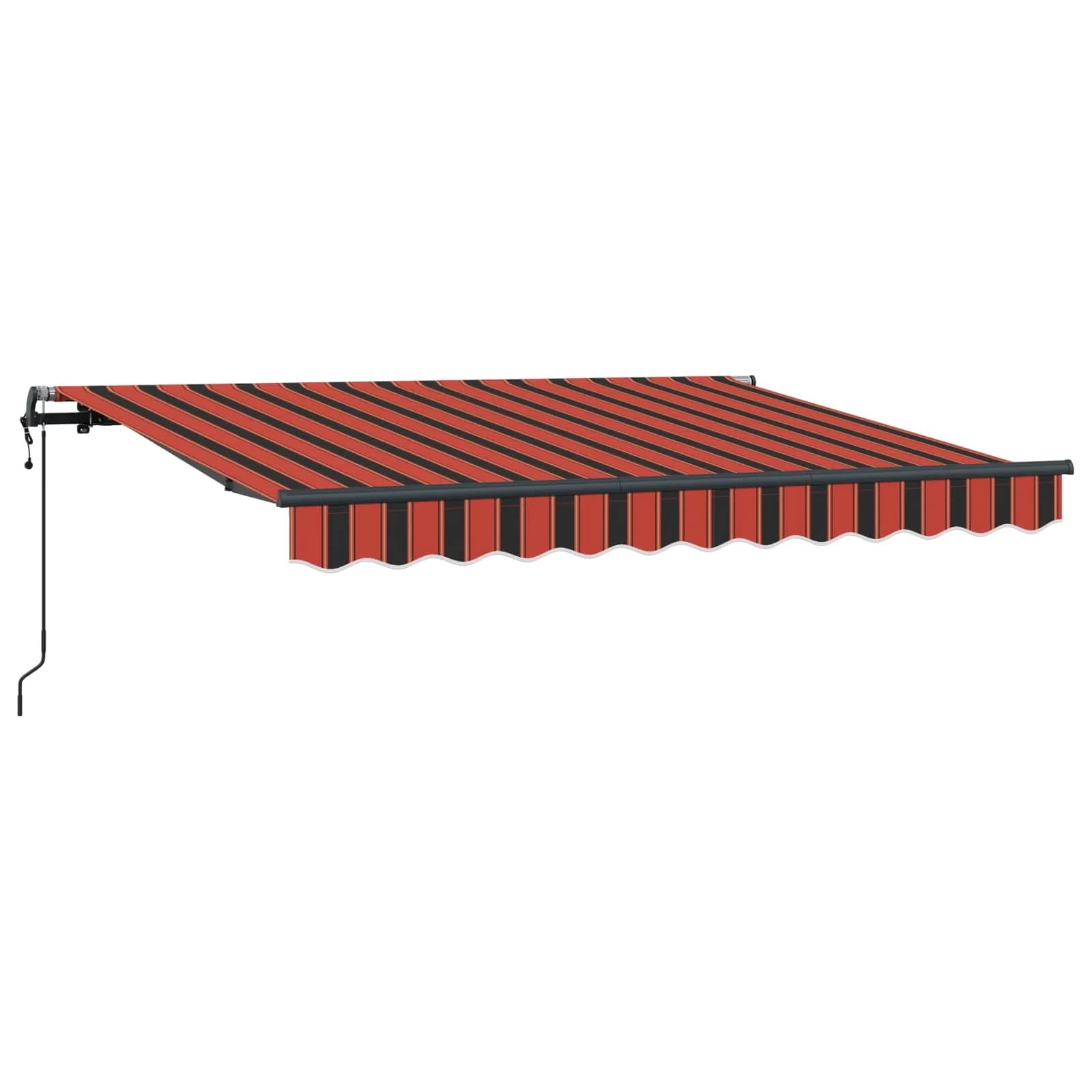 Vlečna tenda Oranžna 250 x 200 cm blago - slika 2